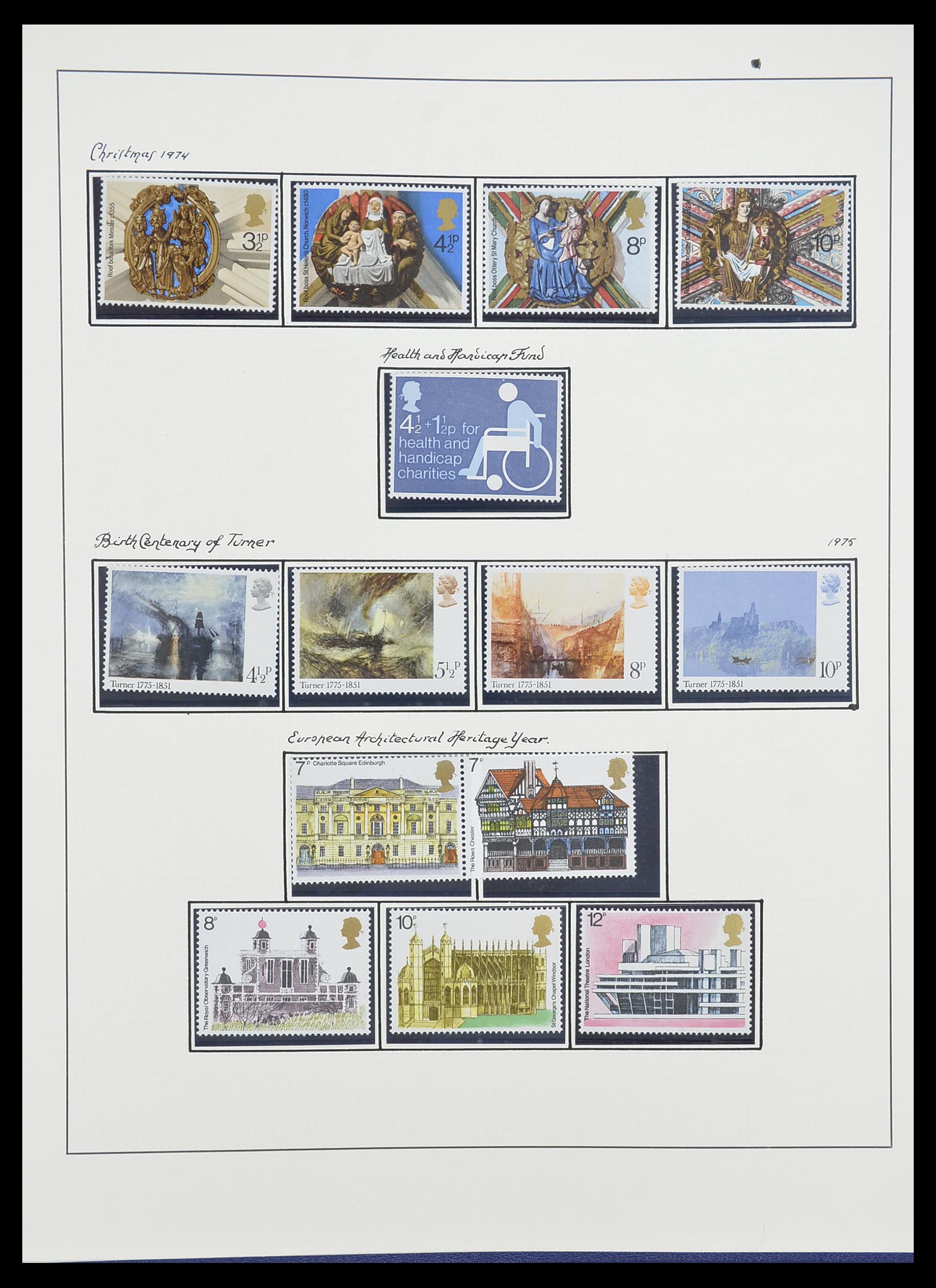 33781 068 - Postzegelverzameling 33781 Engeland 1937-1982.