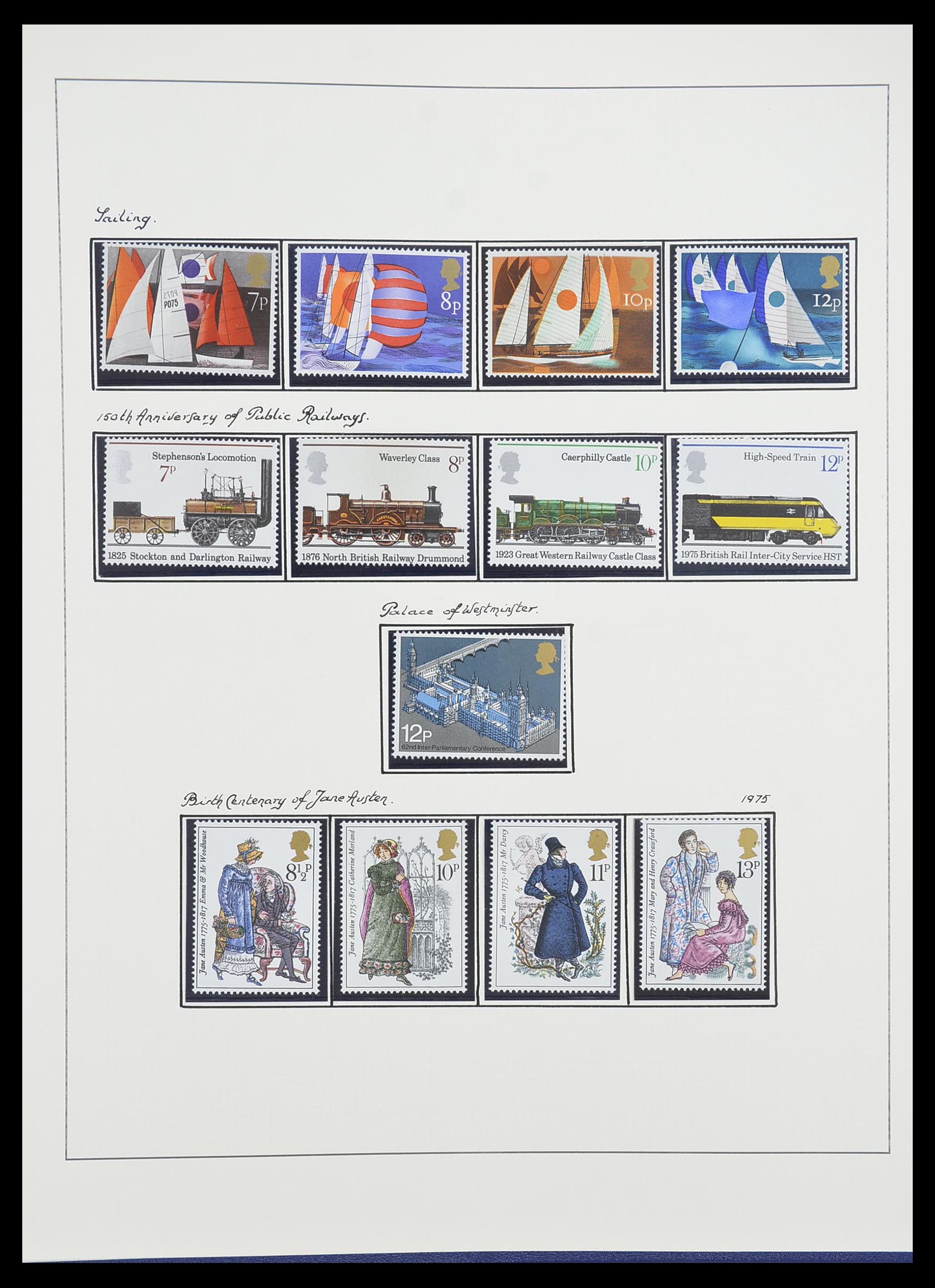33781 069 - Postzegelverzameling 33781 Engeland 1937-1982.