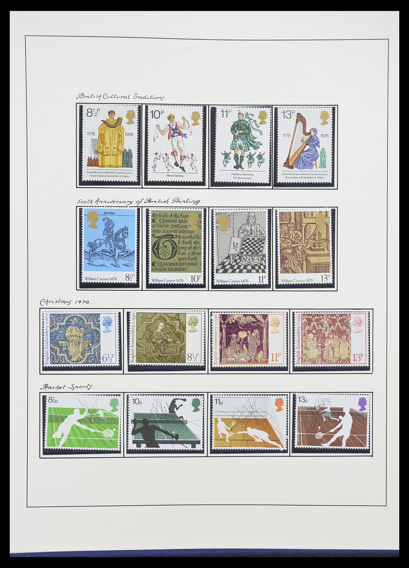 33781 071 - Postzegelverzameling 33781 Engeland 1937-1982.