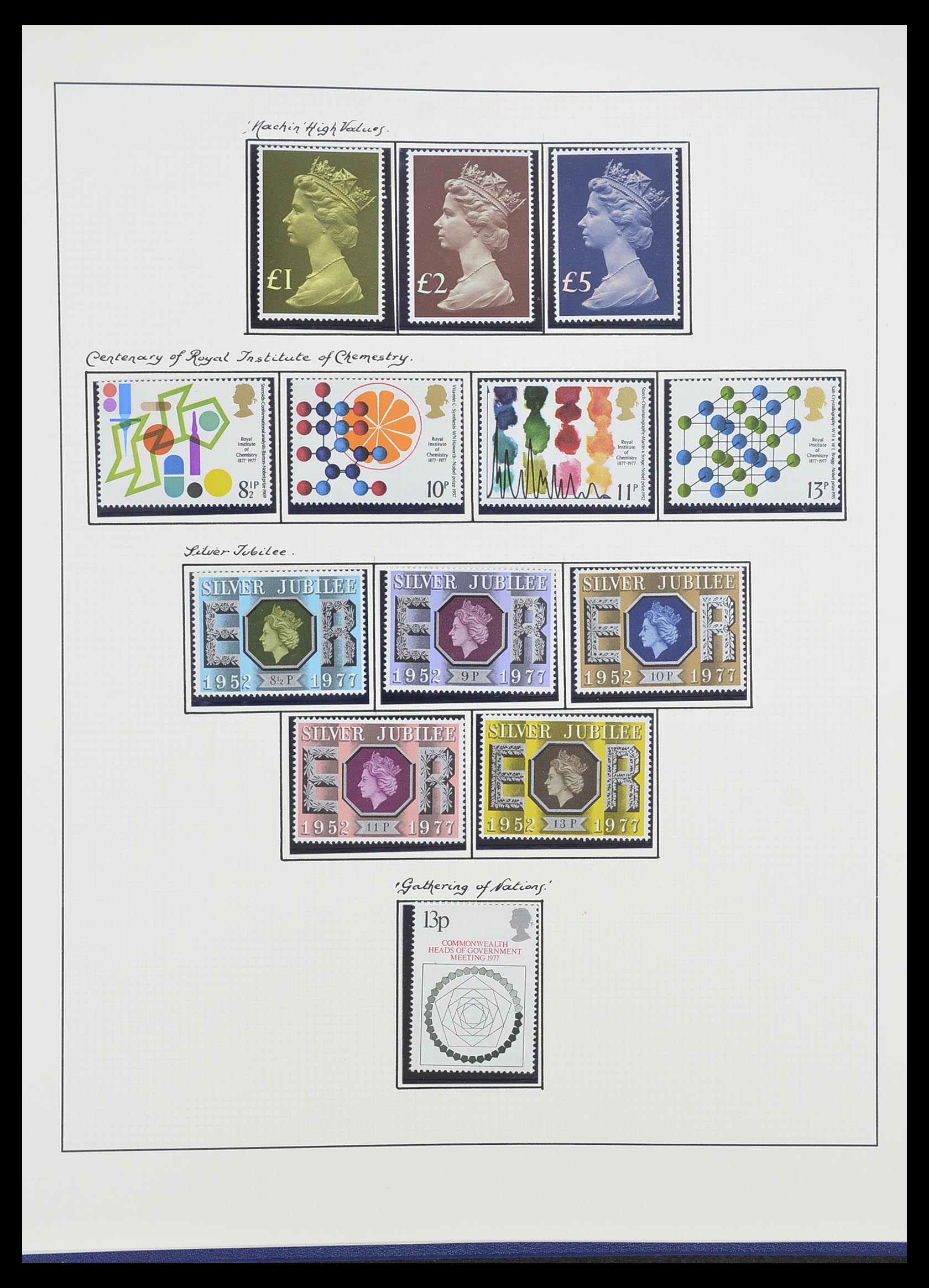 33781 072 - Postzegelverzameling 33781 Engeland 1937-1982.