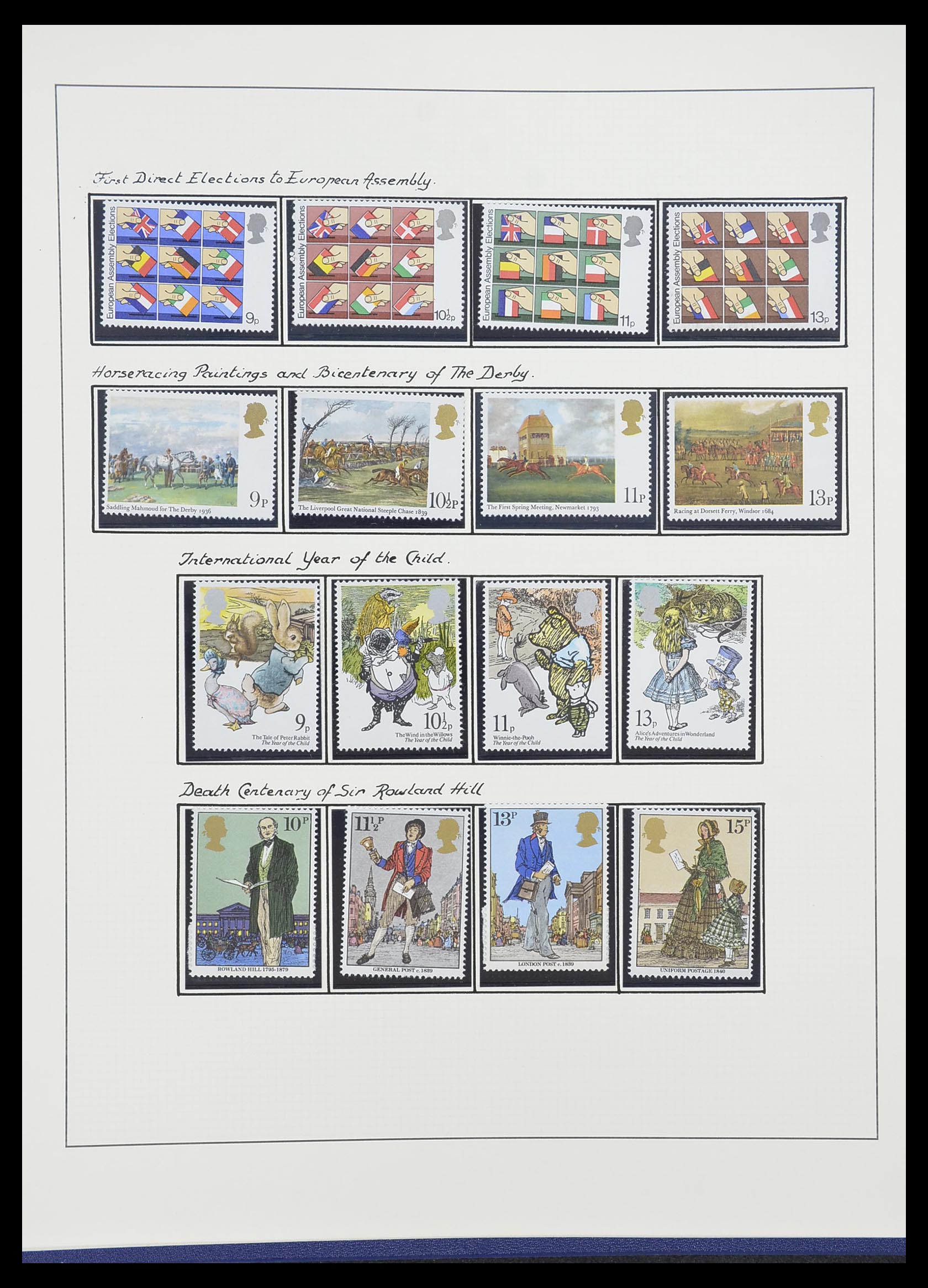 33781 077 - Postzegelverzameling 33781 Engeland 1937-1982.