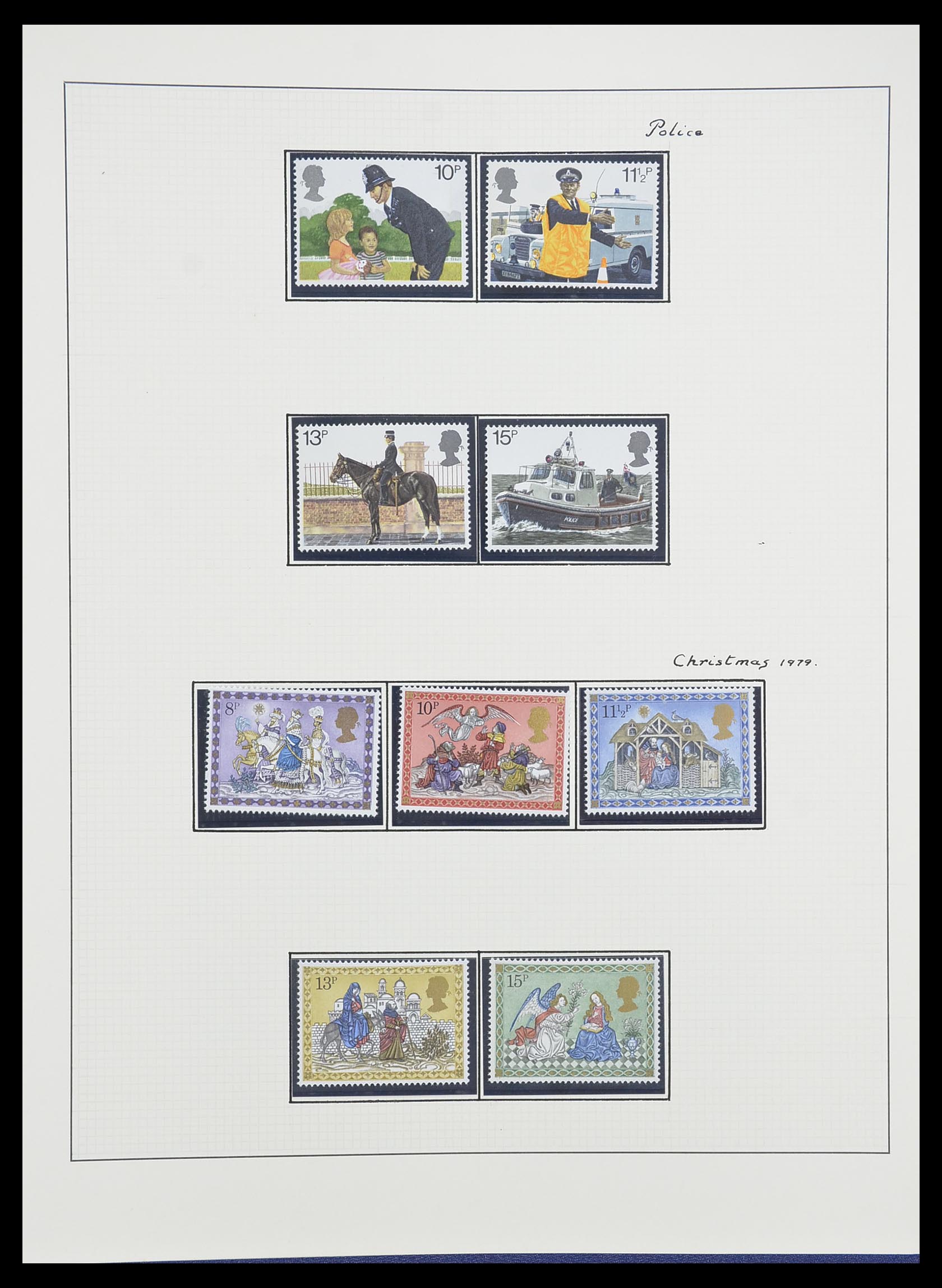 33781 079 - Postzegelverzameling 33781 Engeland 1937-1982.