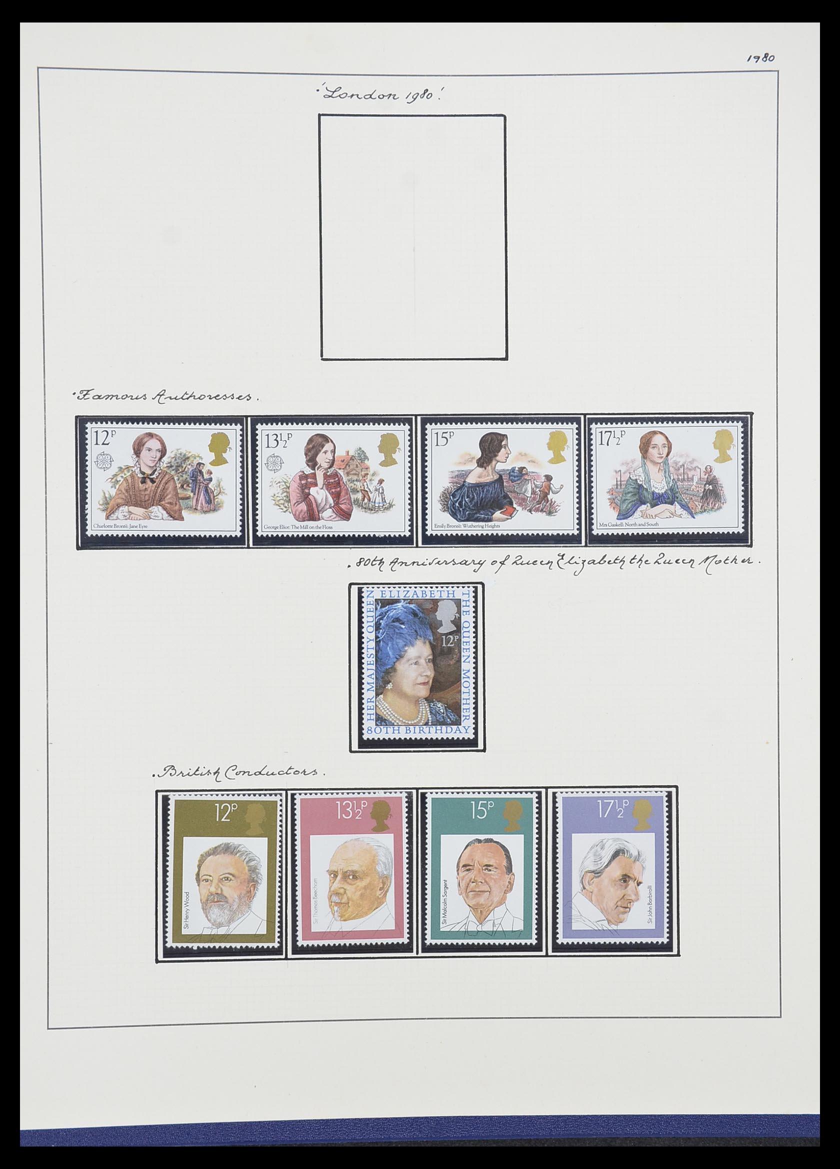 33781 083 - Postzegelverzameling 33781 Engeland 1937-1982.