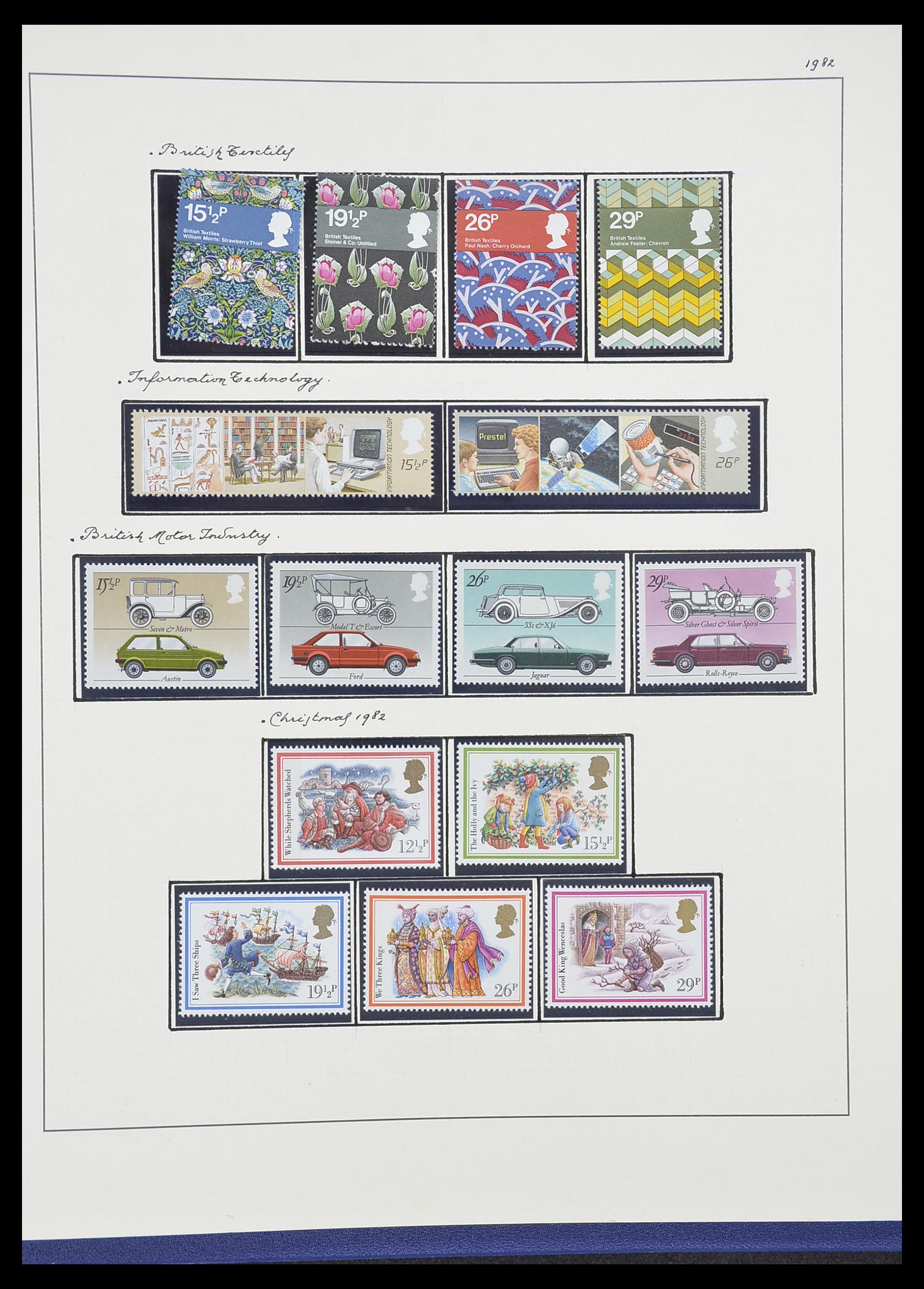 33781 088 - Postzegelverzameling 33781 Engeland 1937-1982.