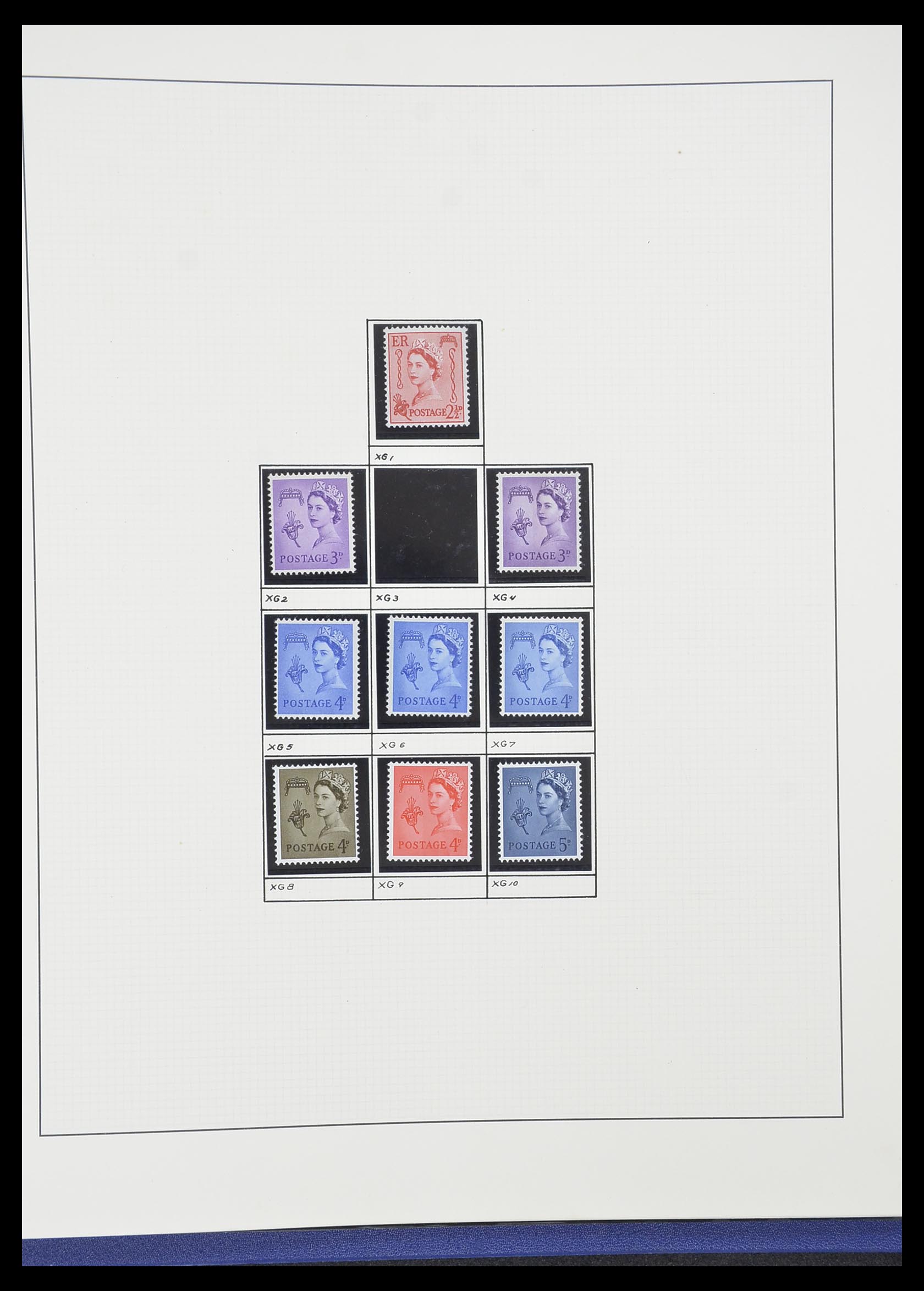 33781 089 - Postzegelverzameling 33781 Engeland 1937-1982.