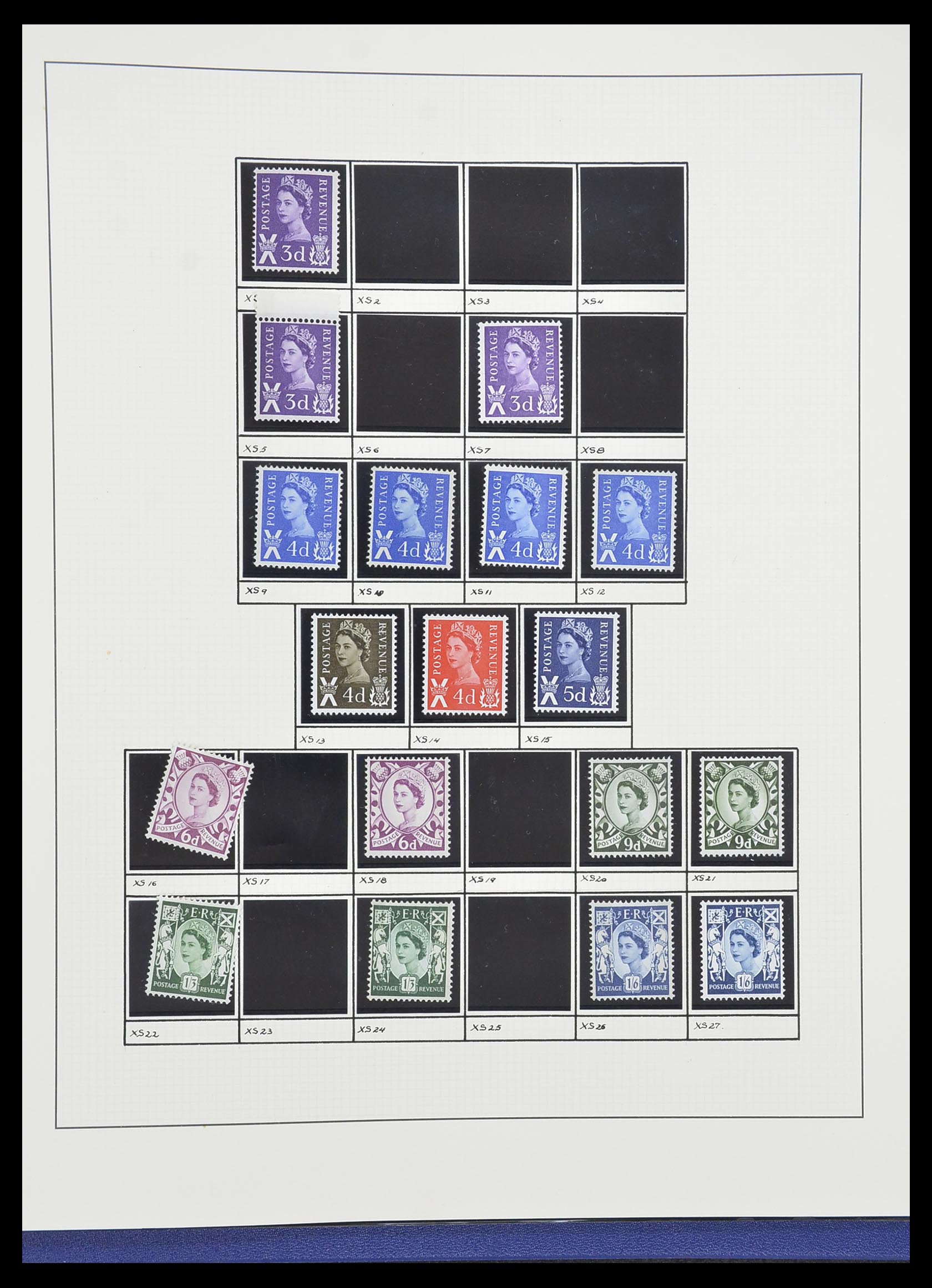 33781 094 - Postzegelverzameling 33781 Engeland 1937-1982.