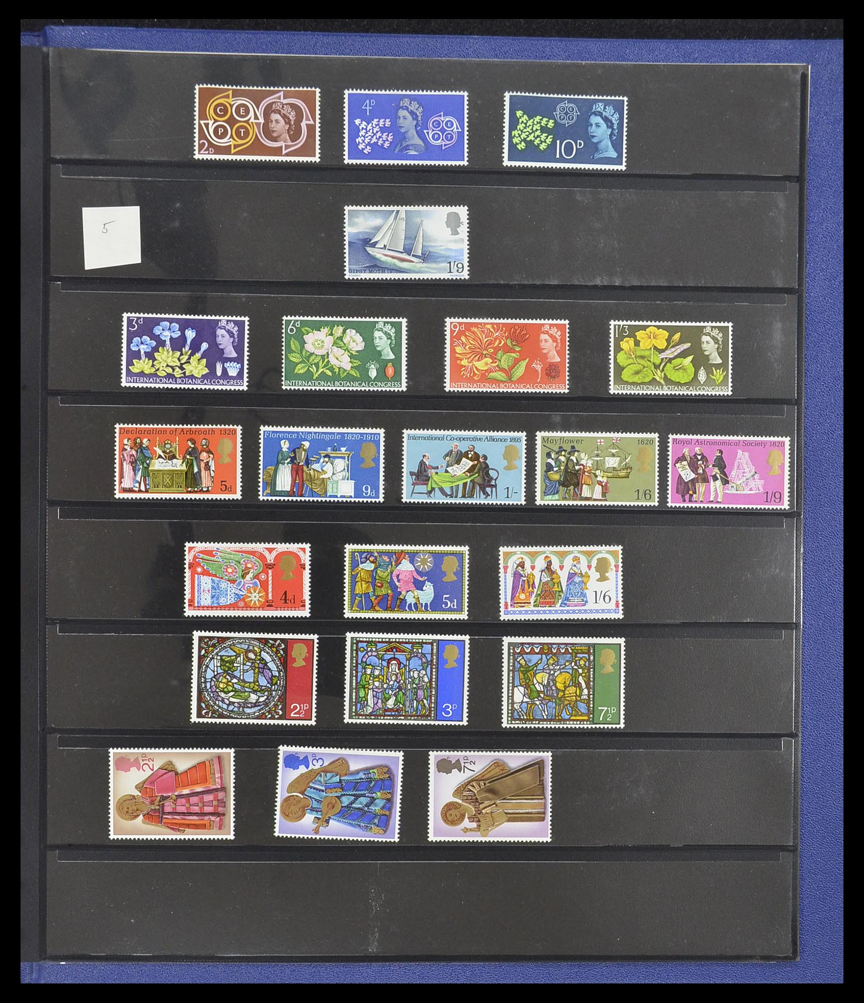 33781 098 - Postzegelverzameling 33781 Engeland 1937-1982.