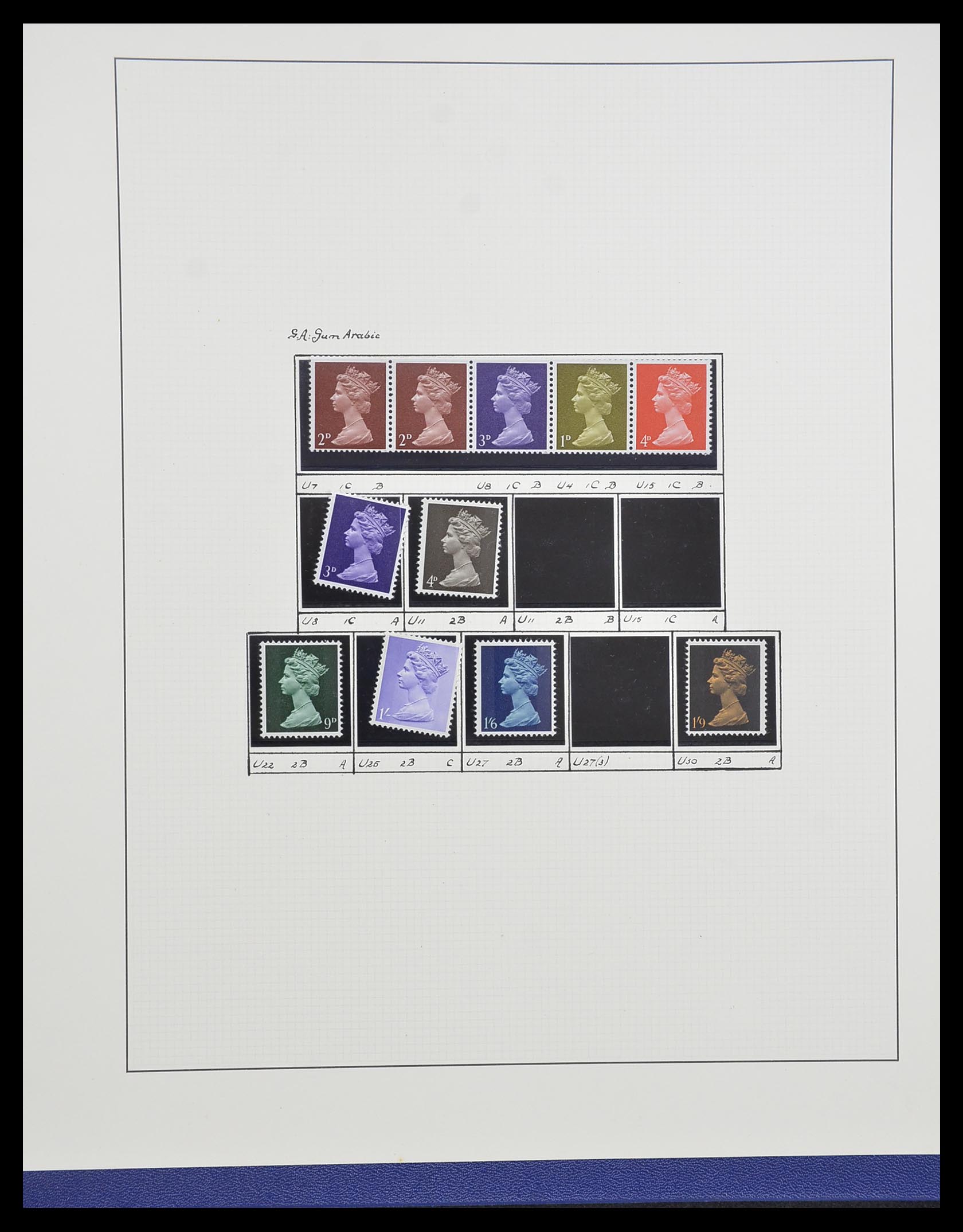 33781 101 - Postzegelverzameling 33781 Engeland 1937-1982.