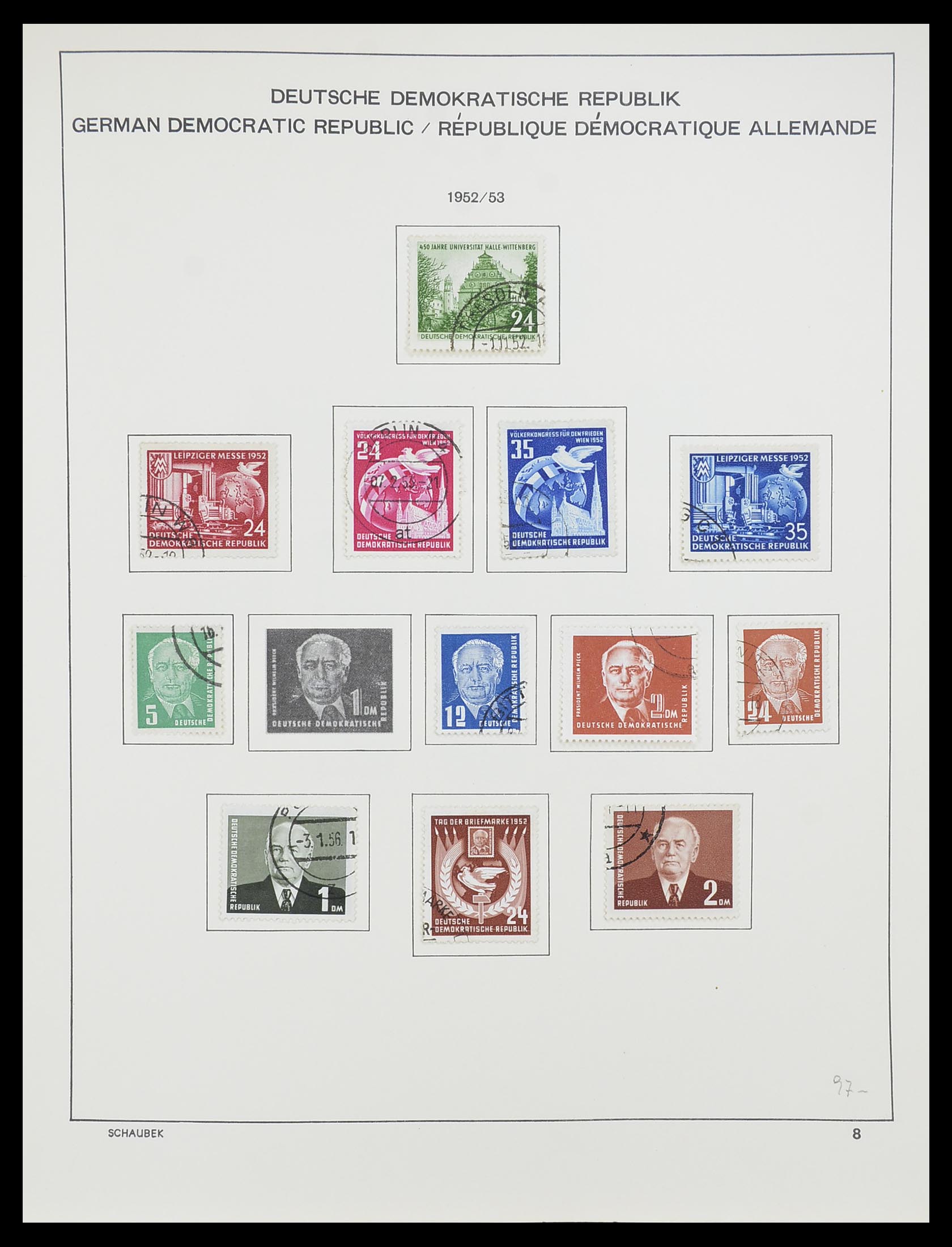 33782 007 - Stamp collection 33782 DDR 1949-1990.