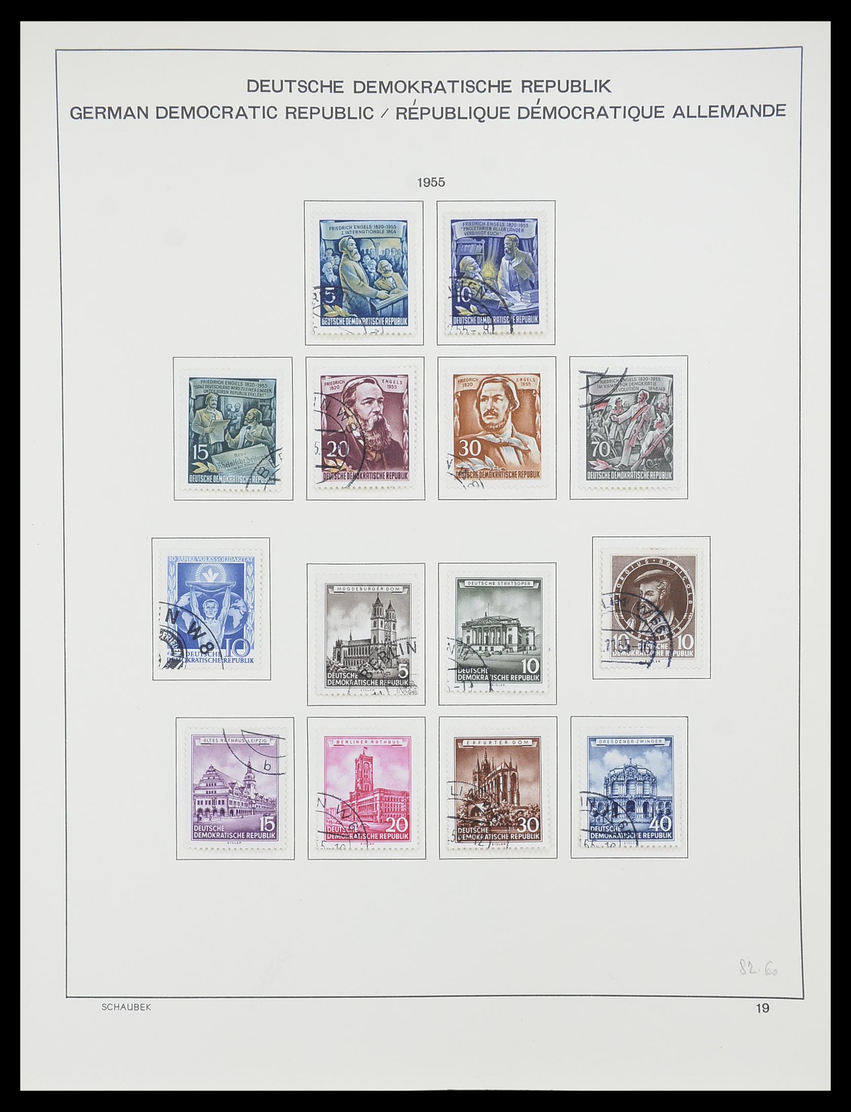 33782 018 - Stamp collection 33782 DDR 1949-1990.