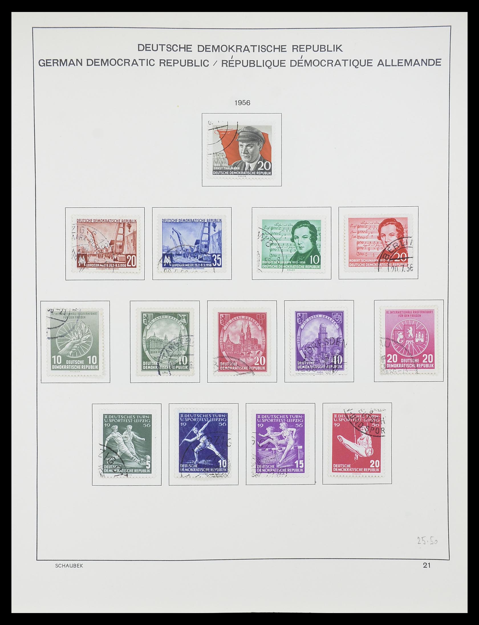 33782 020 - Postzegelverzameling 33782 DDR 1949-1990.