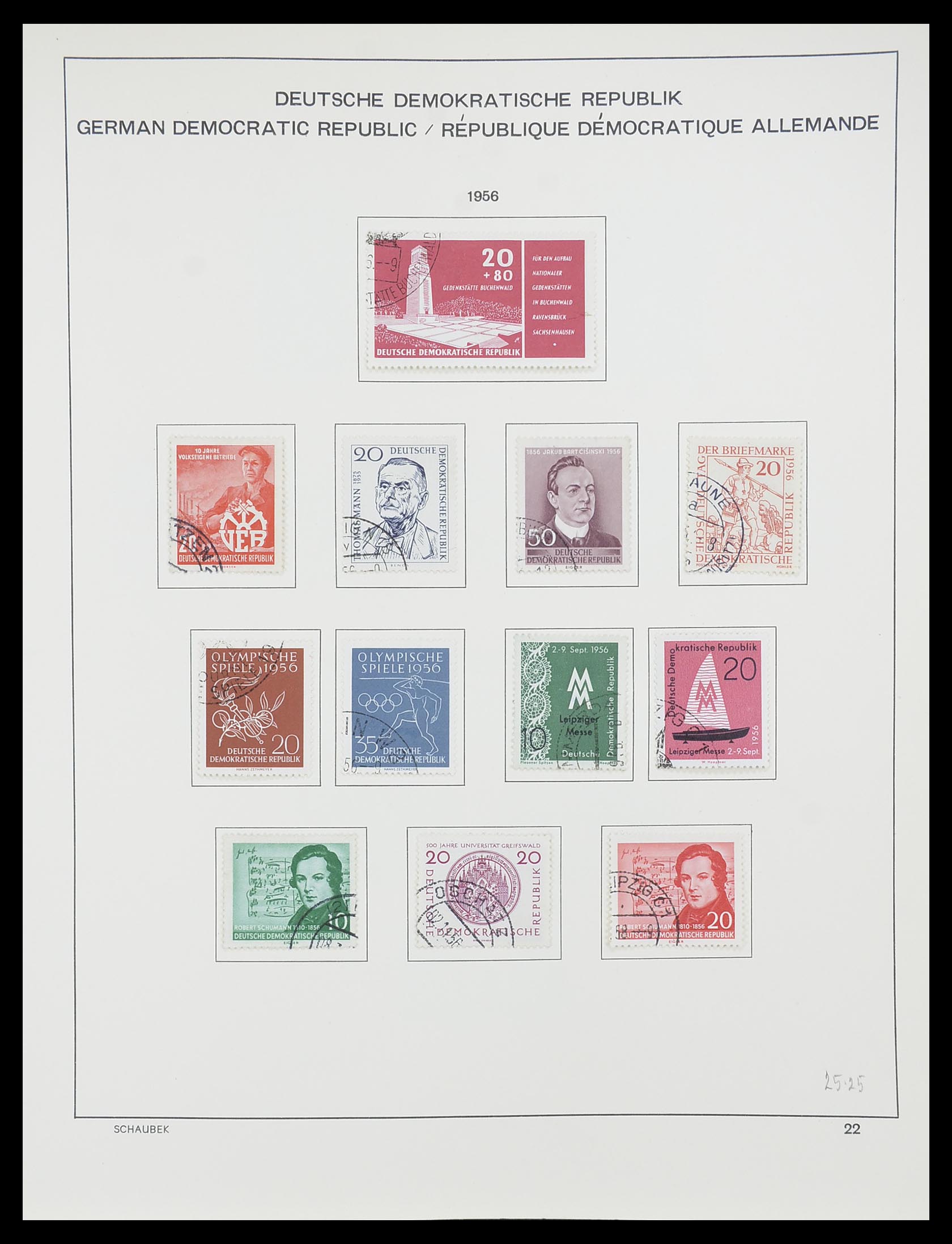 33782 021 - Stamp collection 33782 DDR 1949-1990.