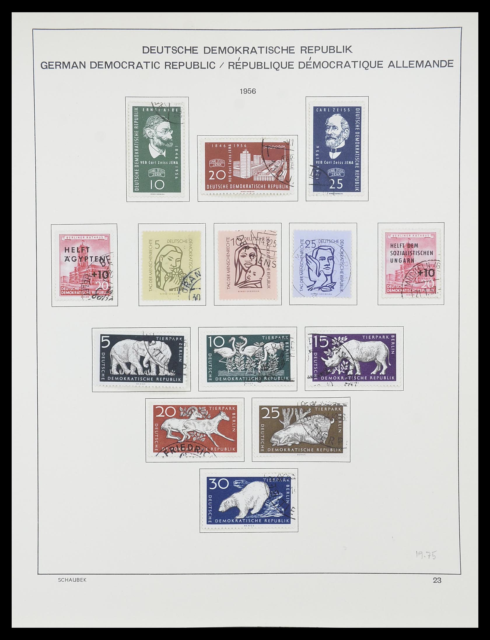 33782 022 - Stamp collection 33782 DDR 1949-1990.