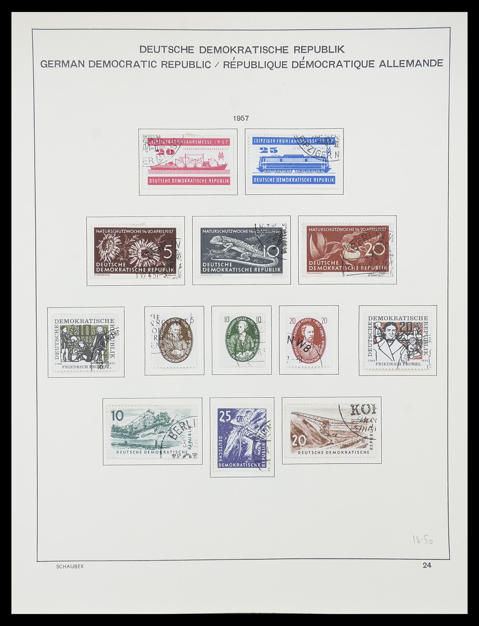 33782 023 - Stamp collection 33782 DDR 1949-1990.