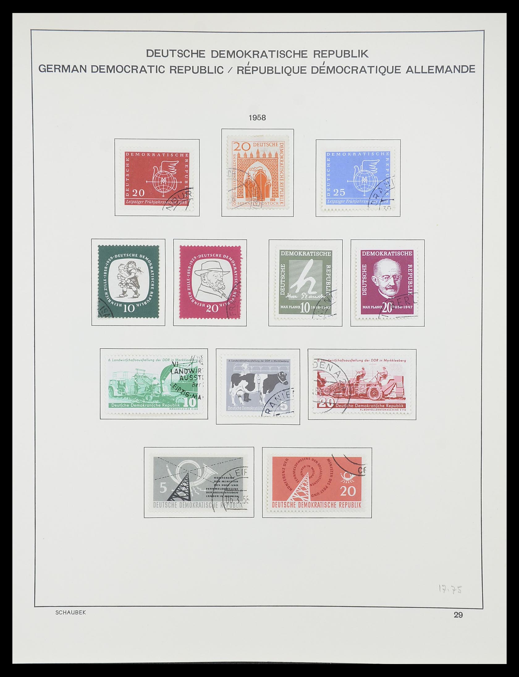 33782 029 - Postzegelverzameling 33782 DDR 1949-1990.