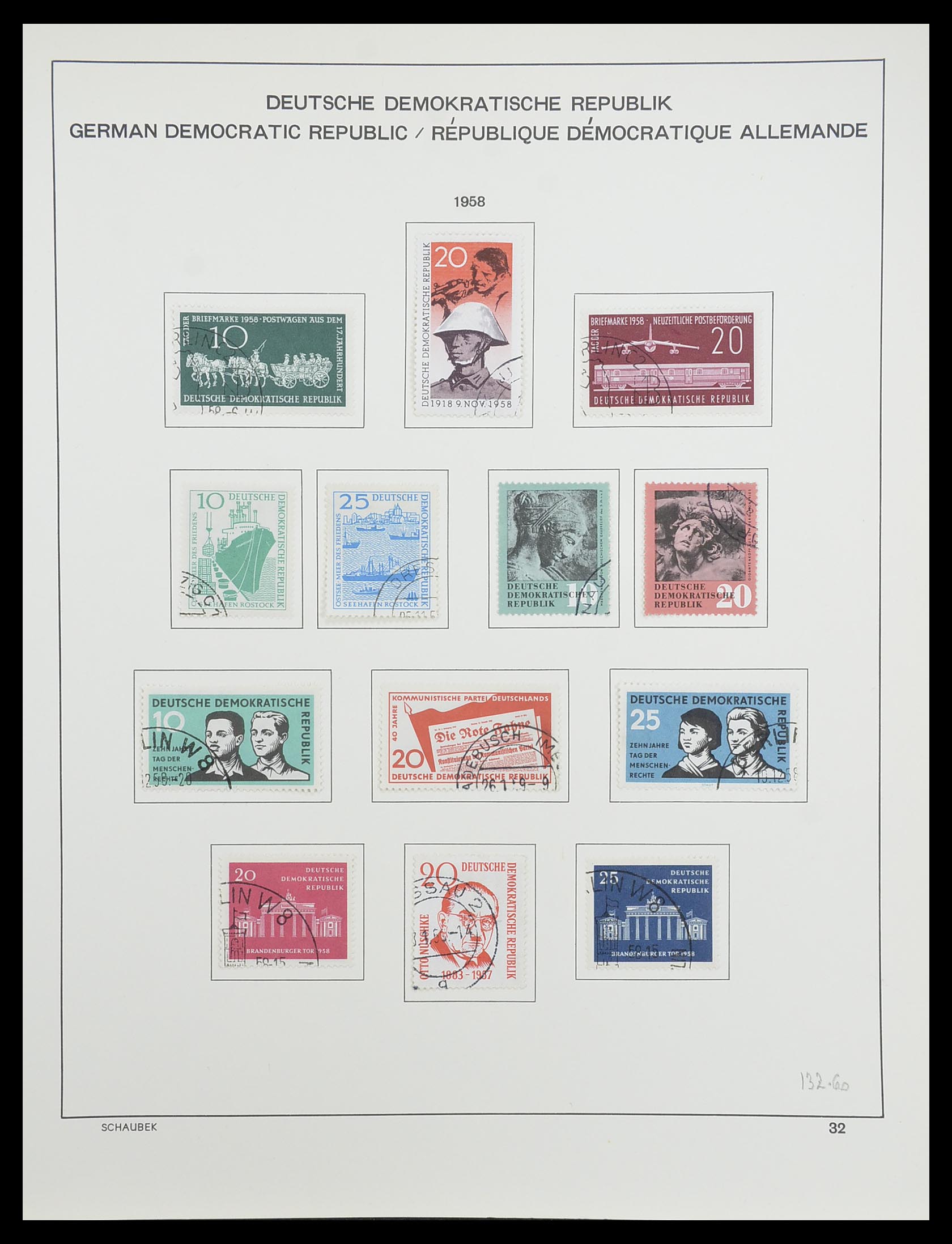 33782 032 - Stamp collection 33782 DDR 1949-1990.