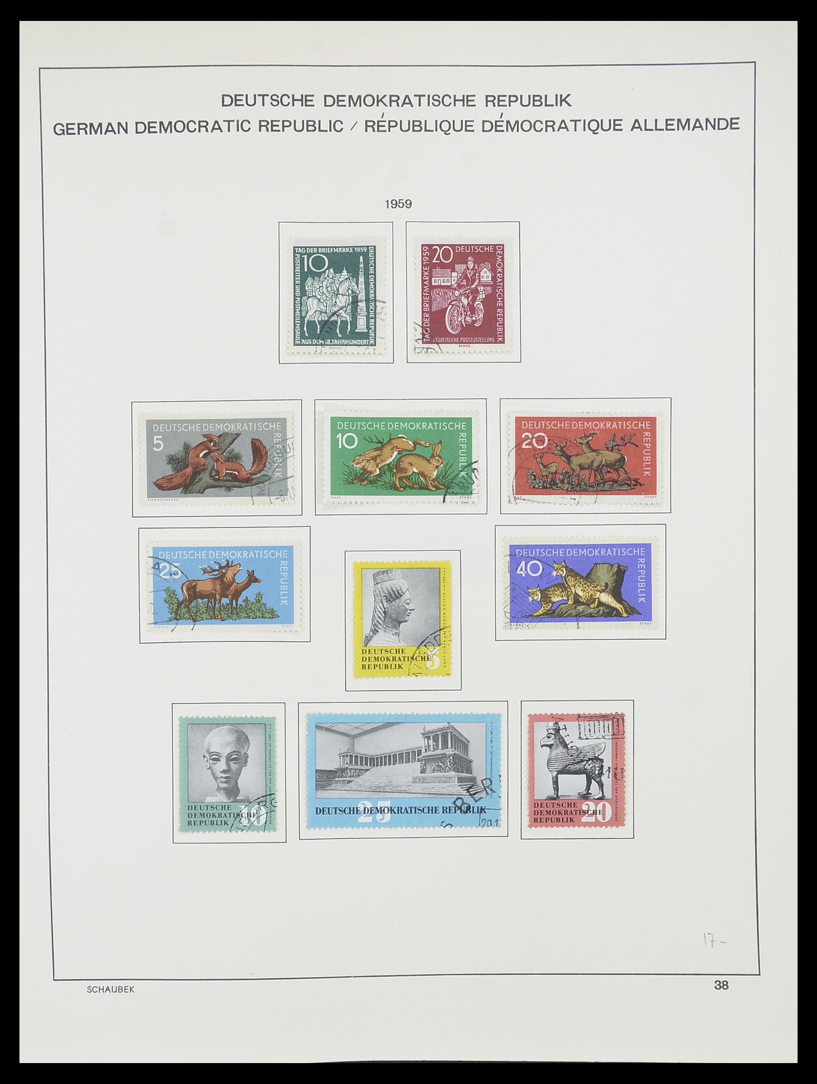 33782 038 - Stamp collection 33782 DDR 1949-1990.