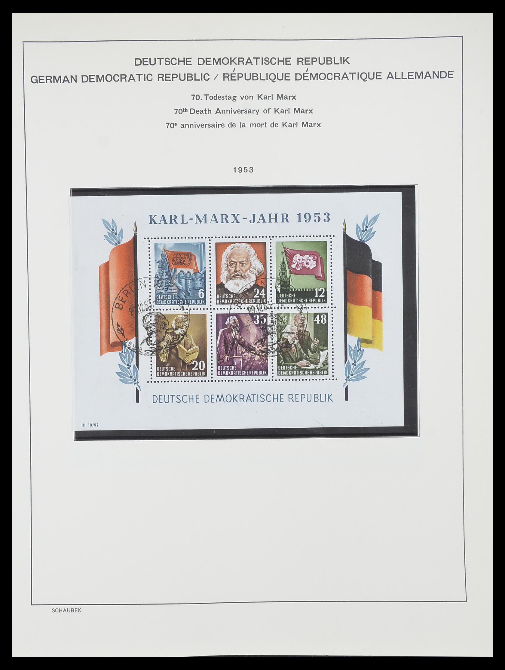 33782 040 - Postzegelverzameling 33782 DDR 1949-1990.