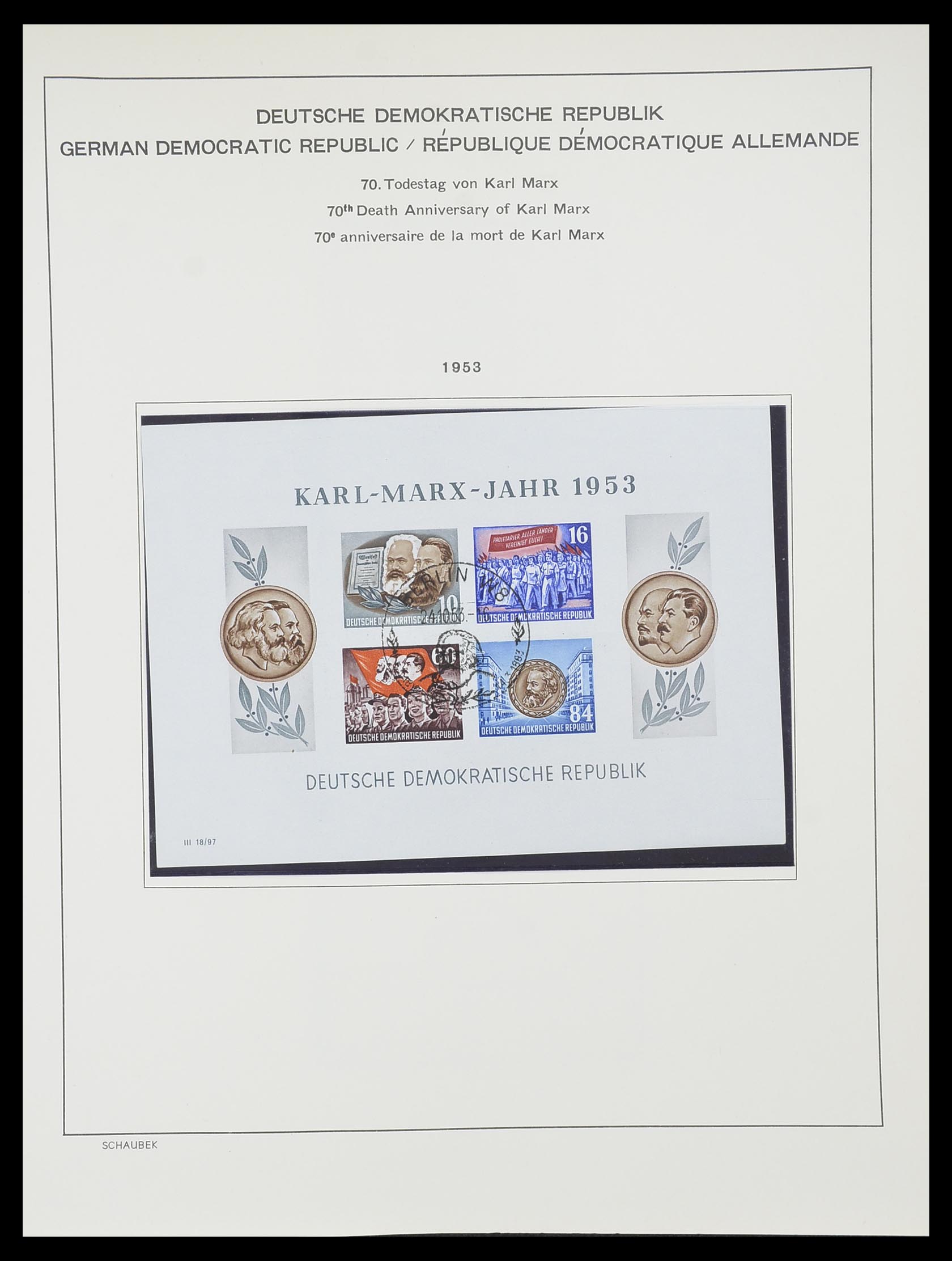 33782 043 - Postzegelverzameling 33782 DDR 1949-1990.