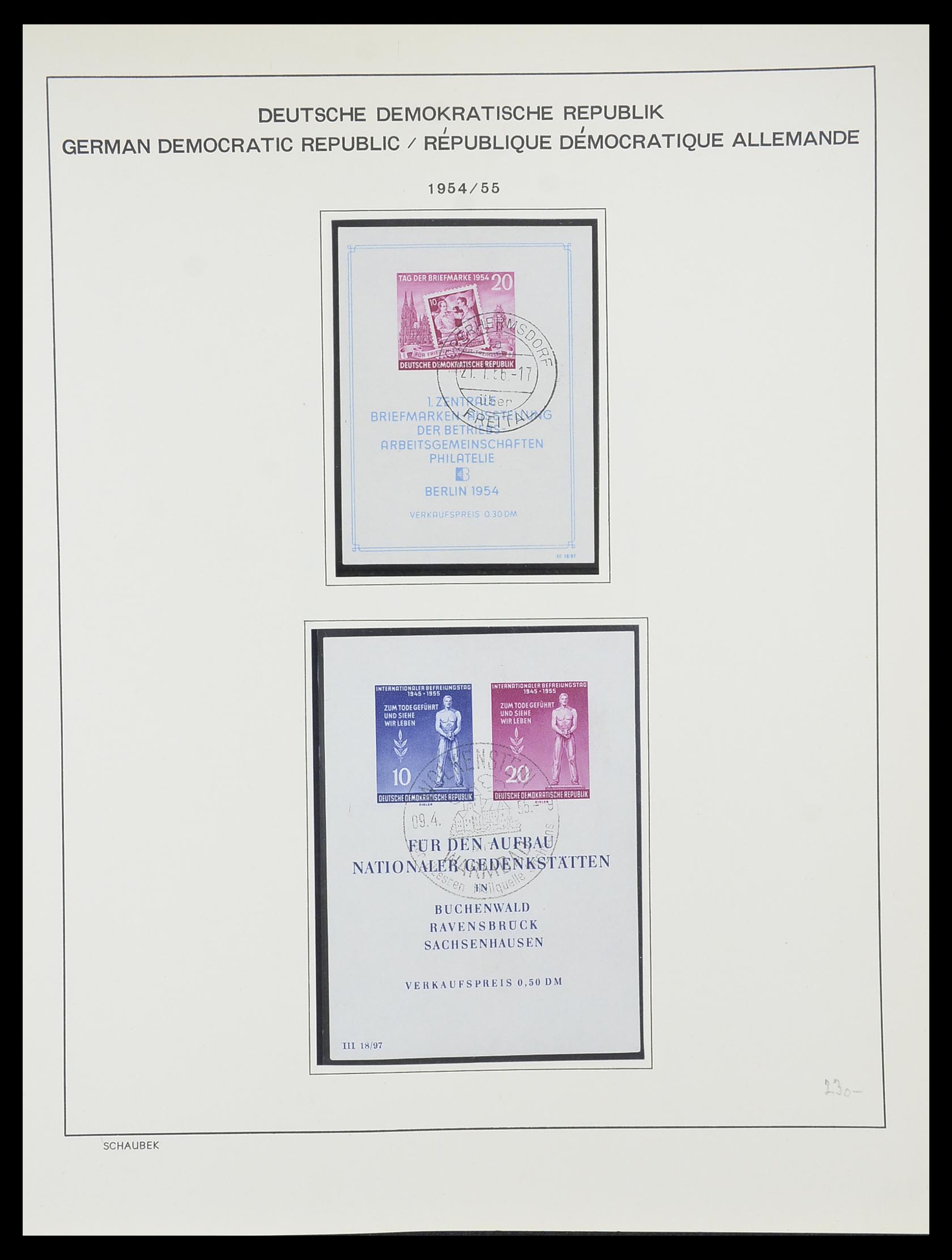 33782 044 - Stamp collection 33782 DDR 1949-1990.