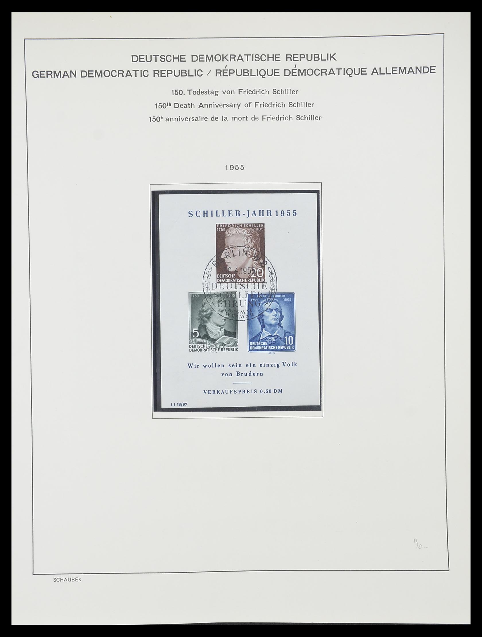 33782 045 - Postzegelverzameling 33782 DDR 1949-1990.