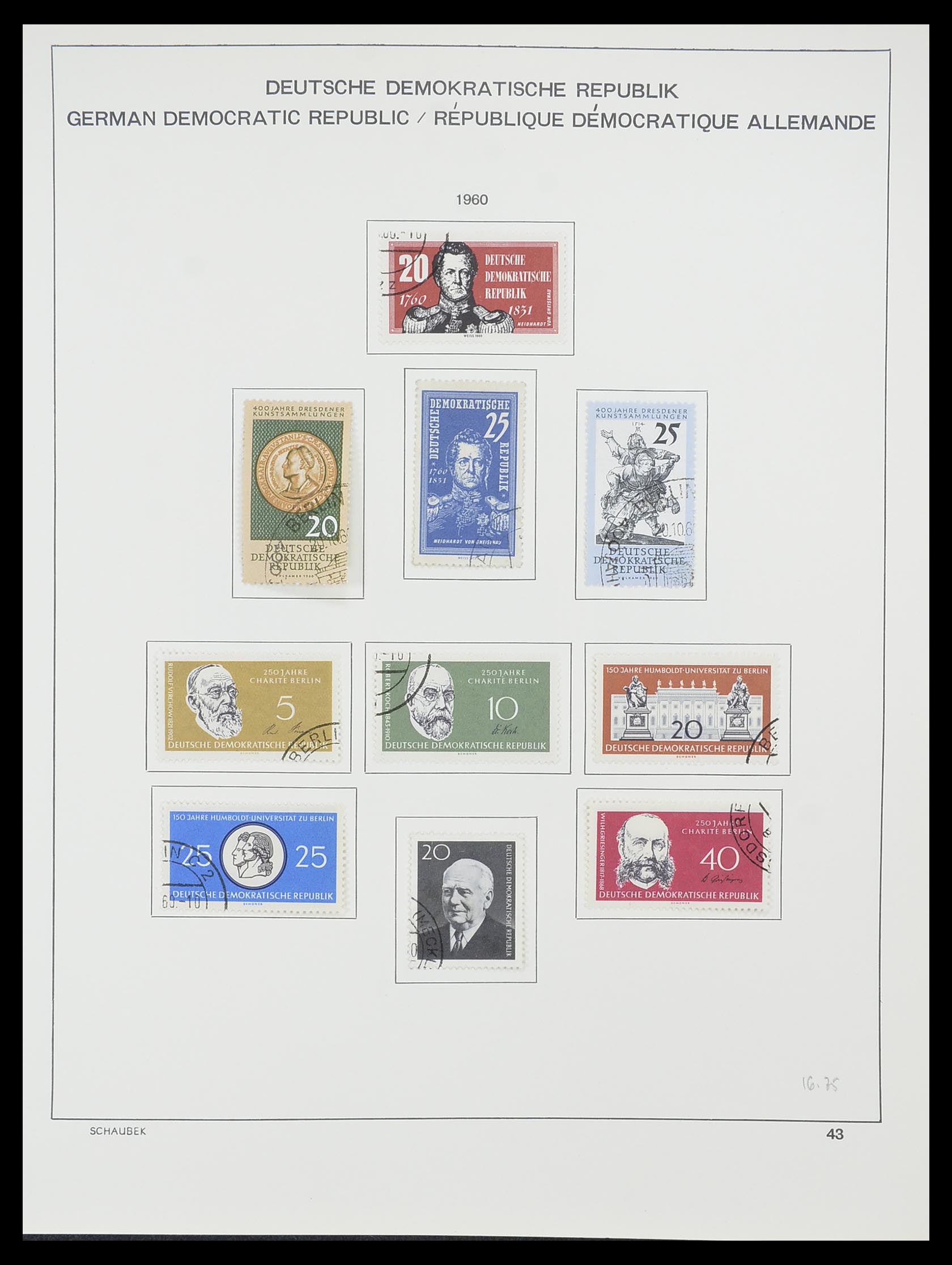 33782 054 - Stamp collection 33782 DDR 1949-1990.