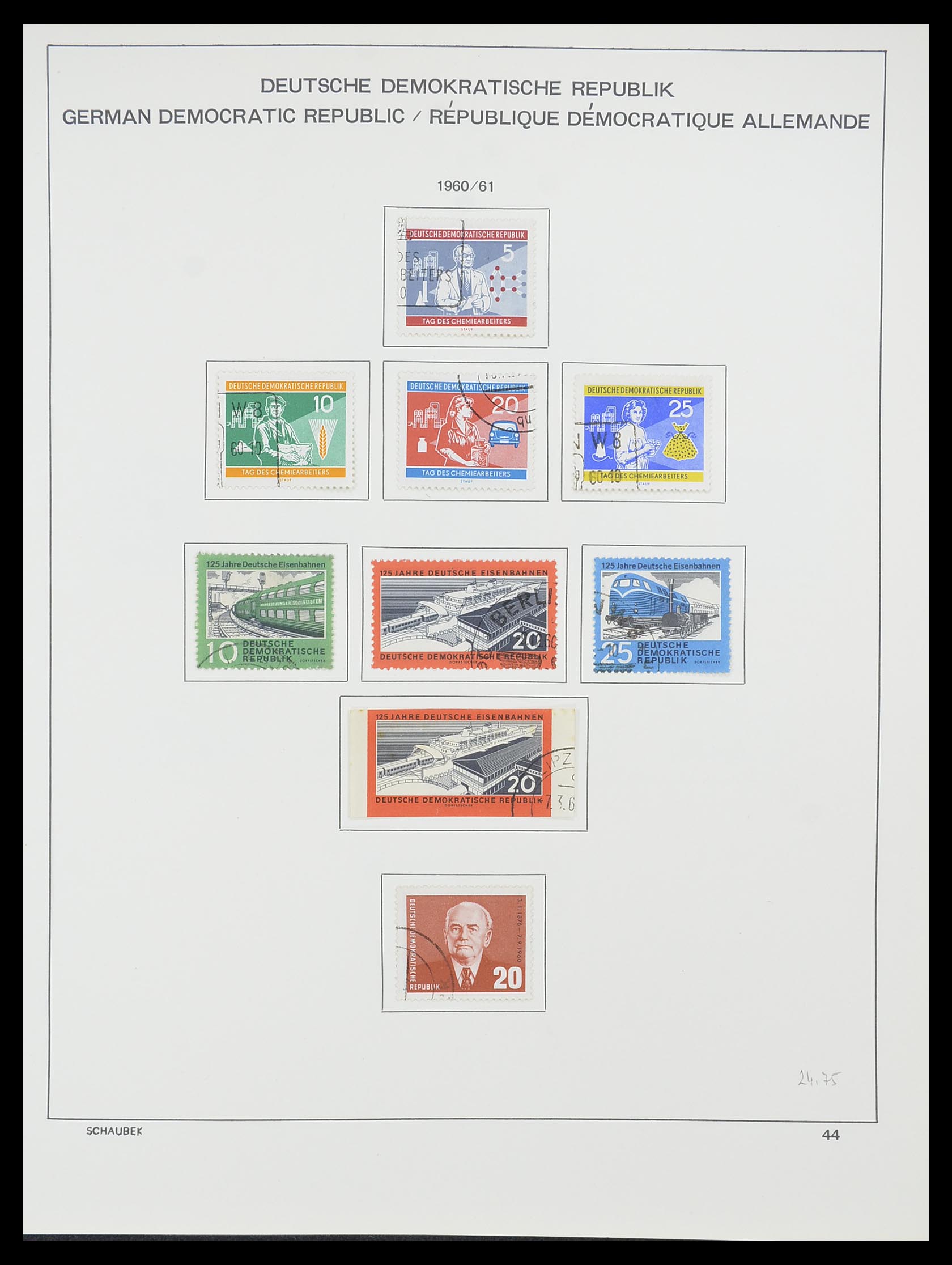 33782 055 - Stamp collection 33782 DDR 1949-1990.