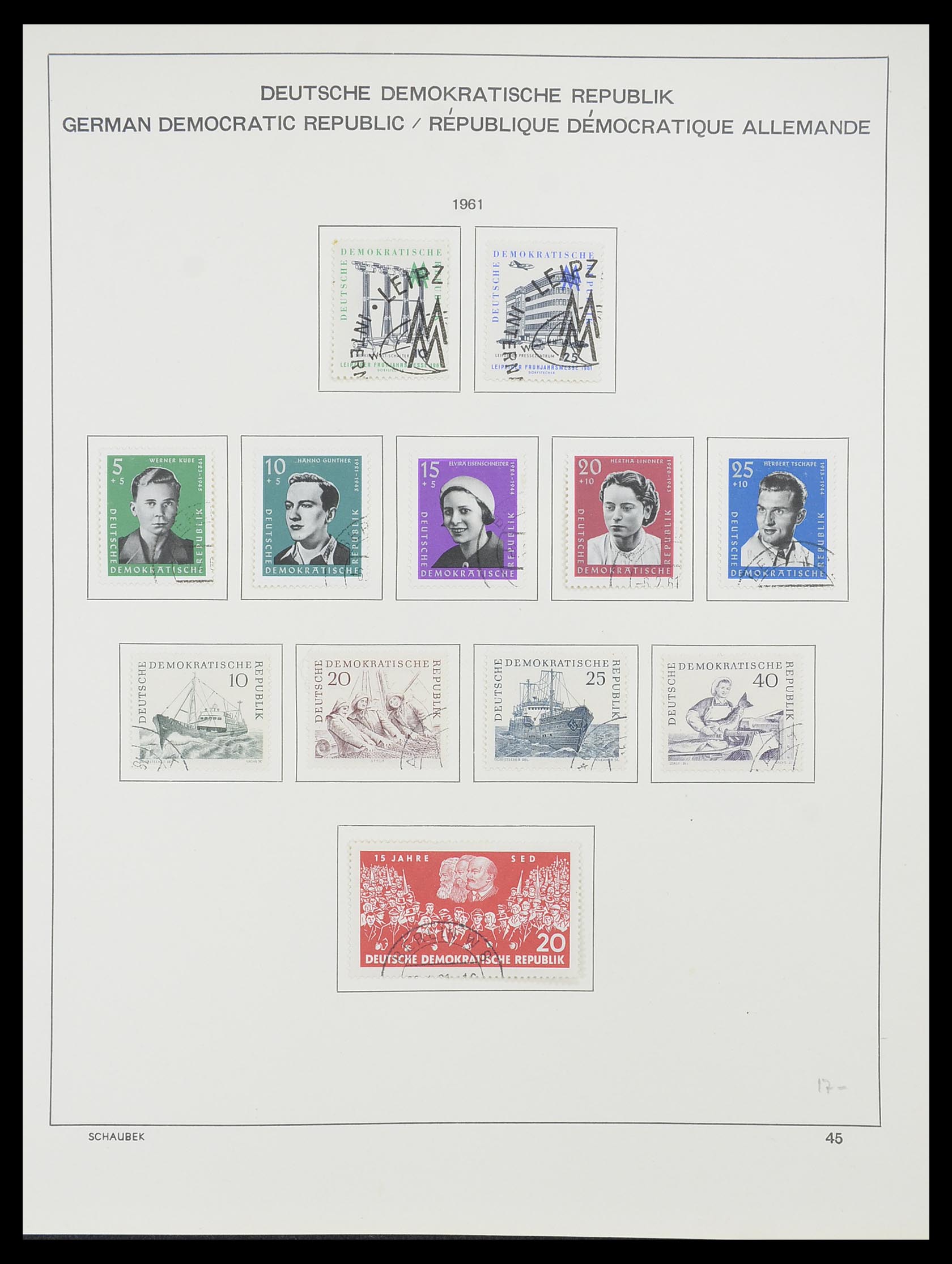 33782 056 - Stamp collection 33782 DDR 1949-1990.