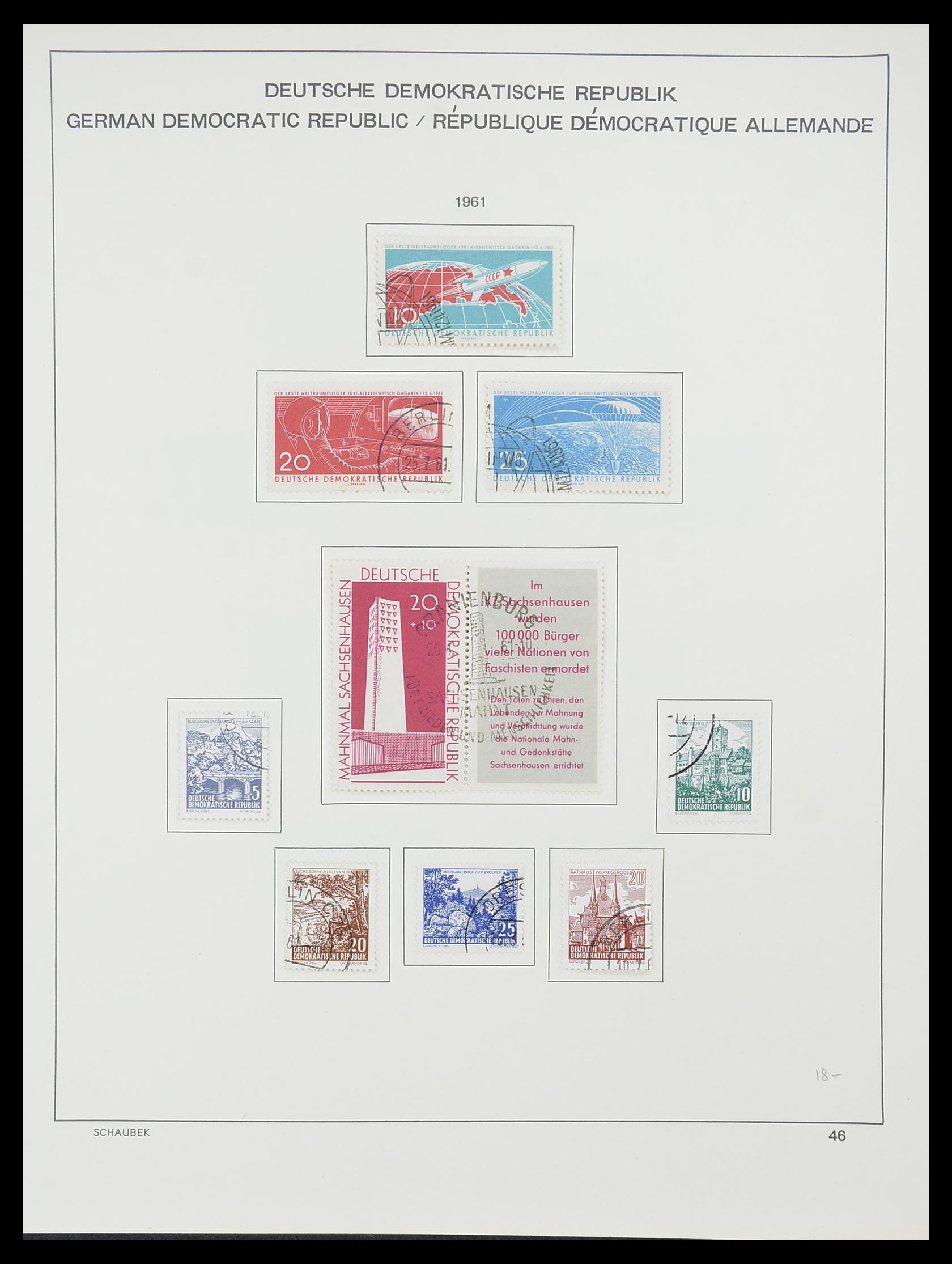33782 057 - Stamp collection 33782 DDR 1949-1990.