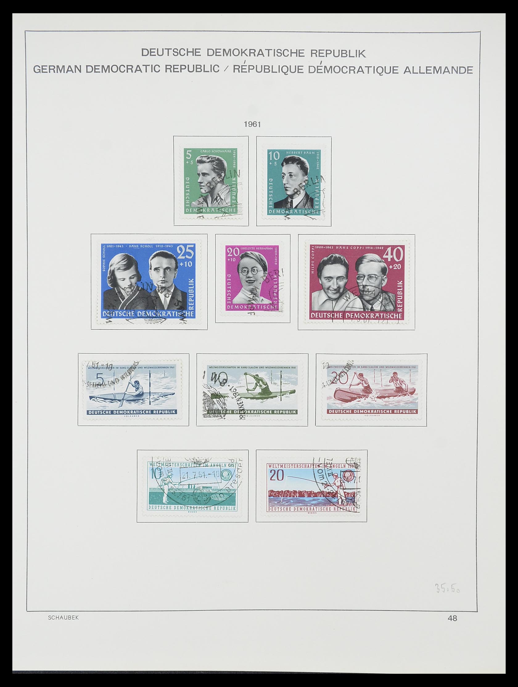 33782 059 - Stamp collection 33782 DDR 1949-1990.