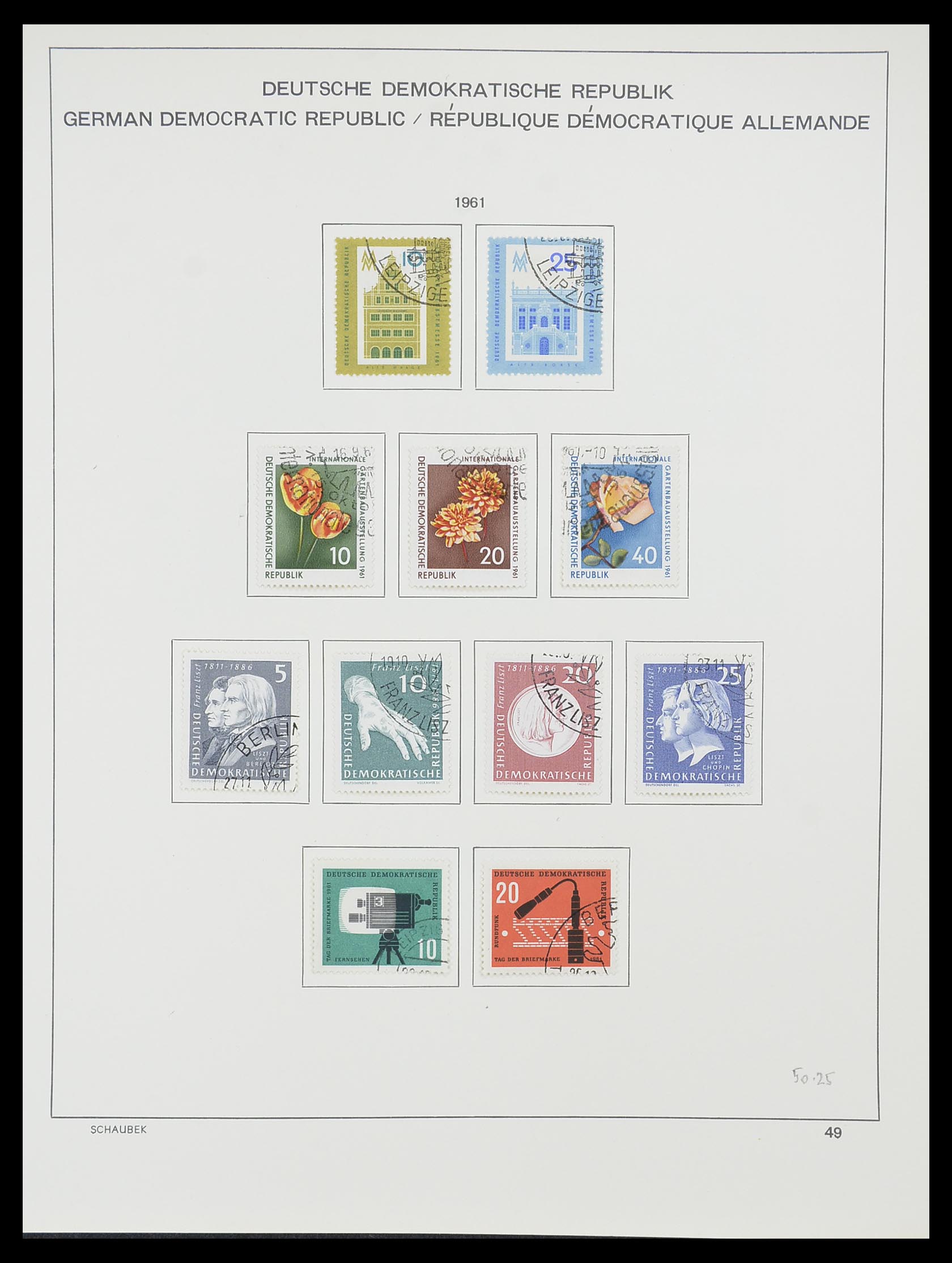 33782 060 - Postzegelverzameling 33782 DDR 1949-1990.