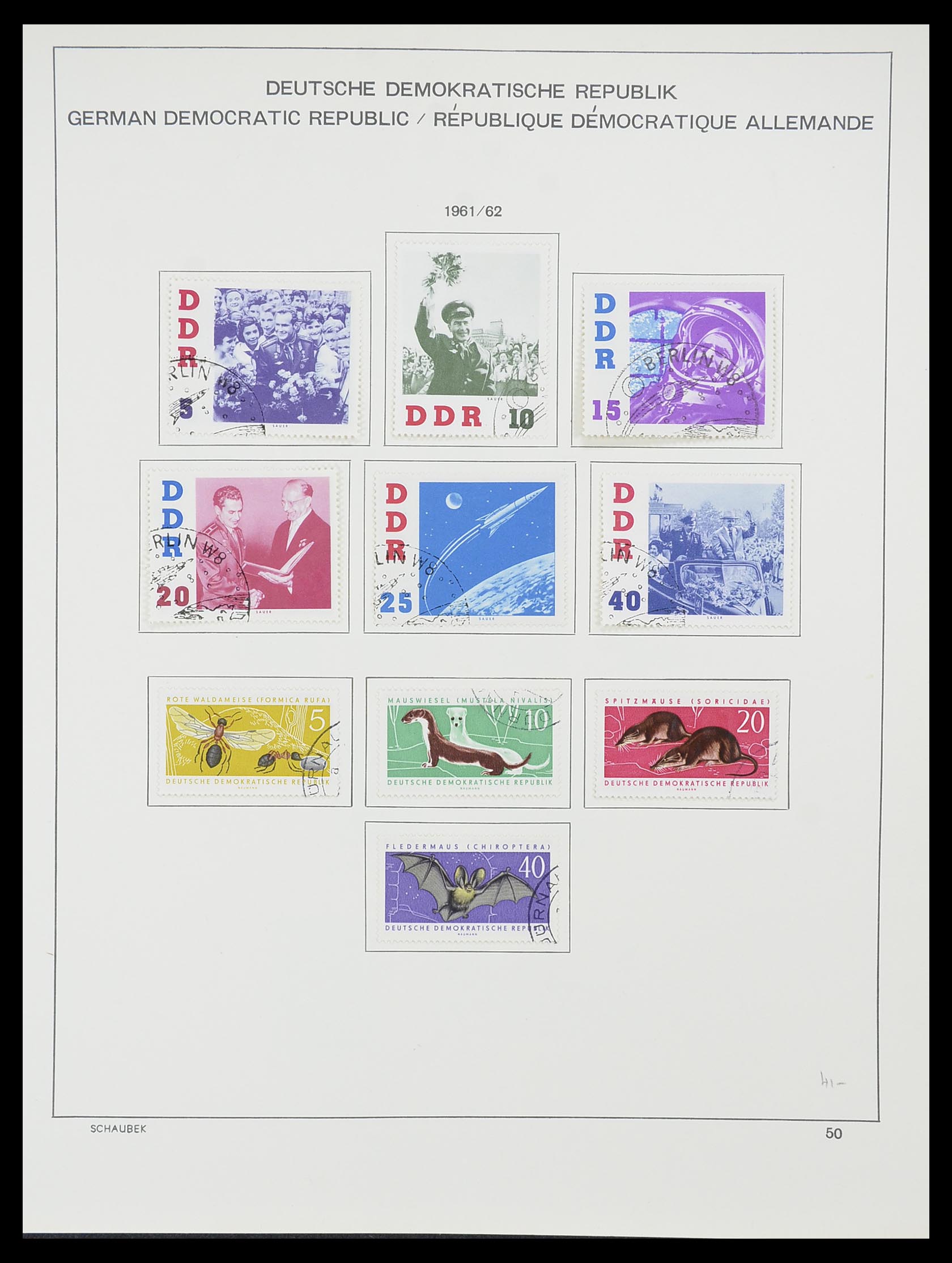33782 061 - Stamp collection 33782 DDR 1949-1990.