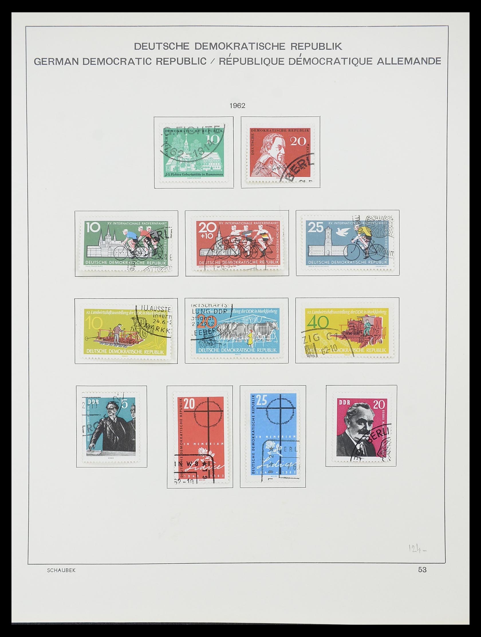 33782 065 - Stamp collection 33782 DDR 1949-1990.