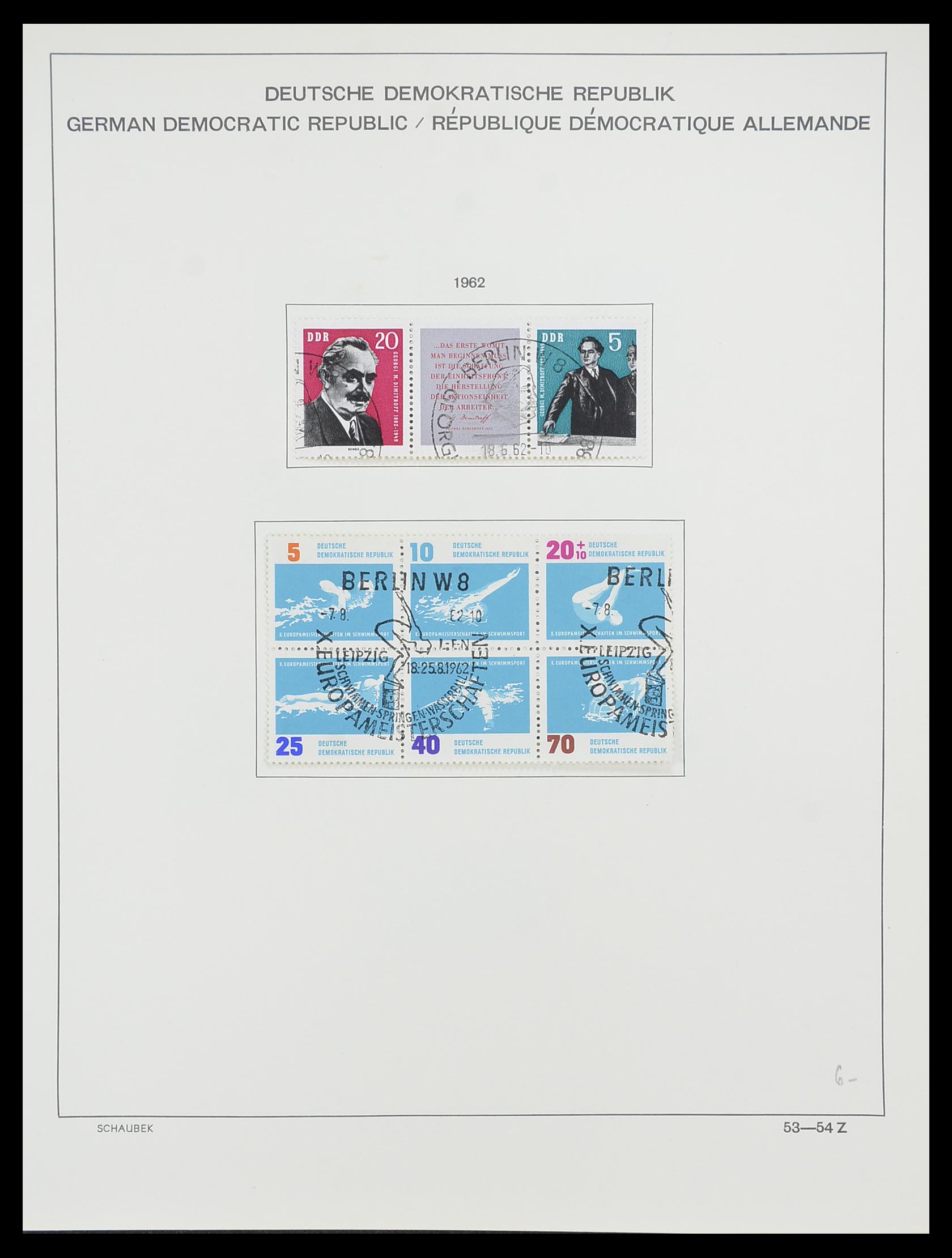 33782 067 - Stamp collection 33782 DDR 1949-1990.