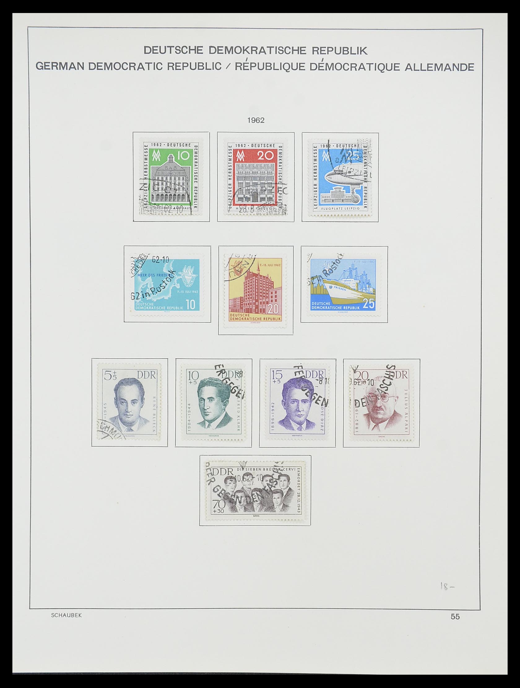 33782 068 - Stamp collection 33782 DDR 1949-1990.