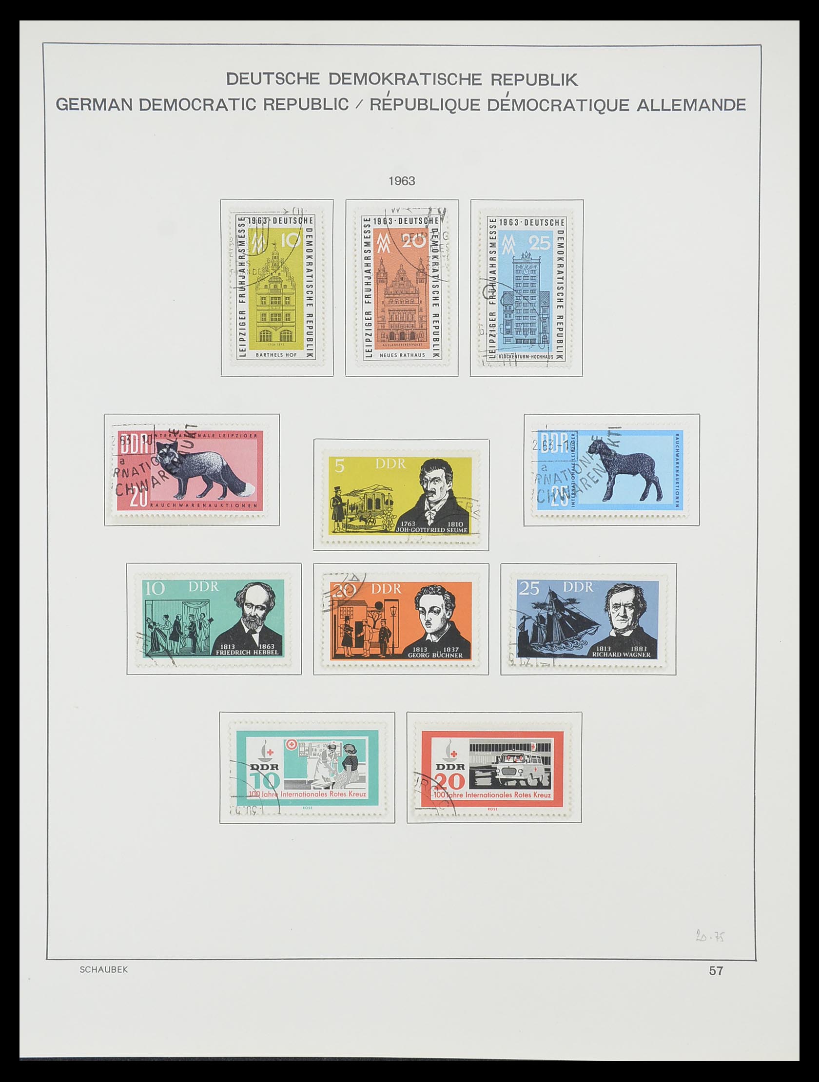 33782 070 - Stamp collection 33782 DDR 1949-1990.