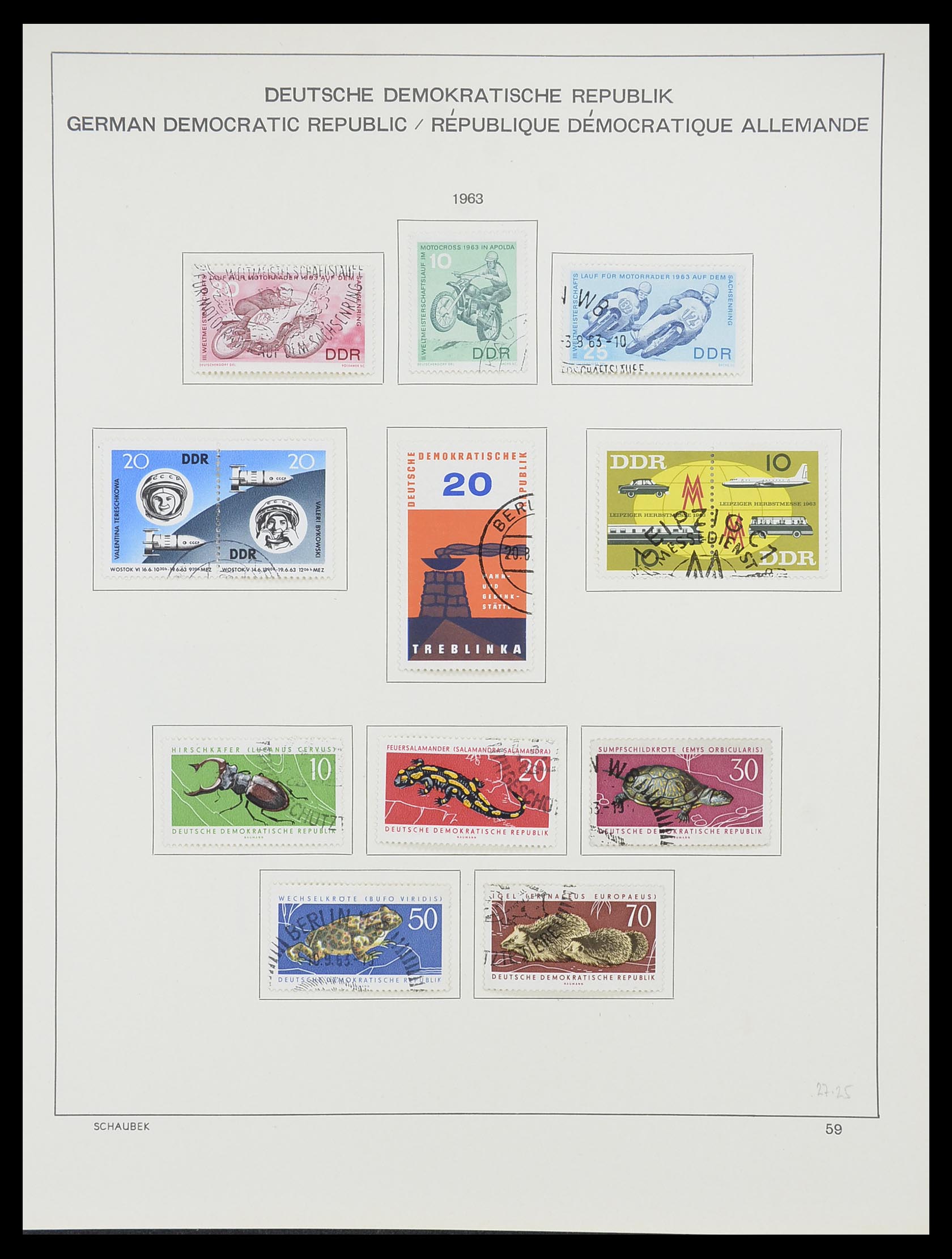 33782 072 - Stamp collection 33782 DDR 1949-1990.