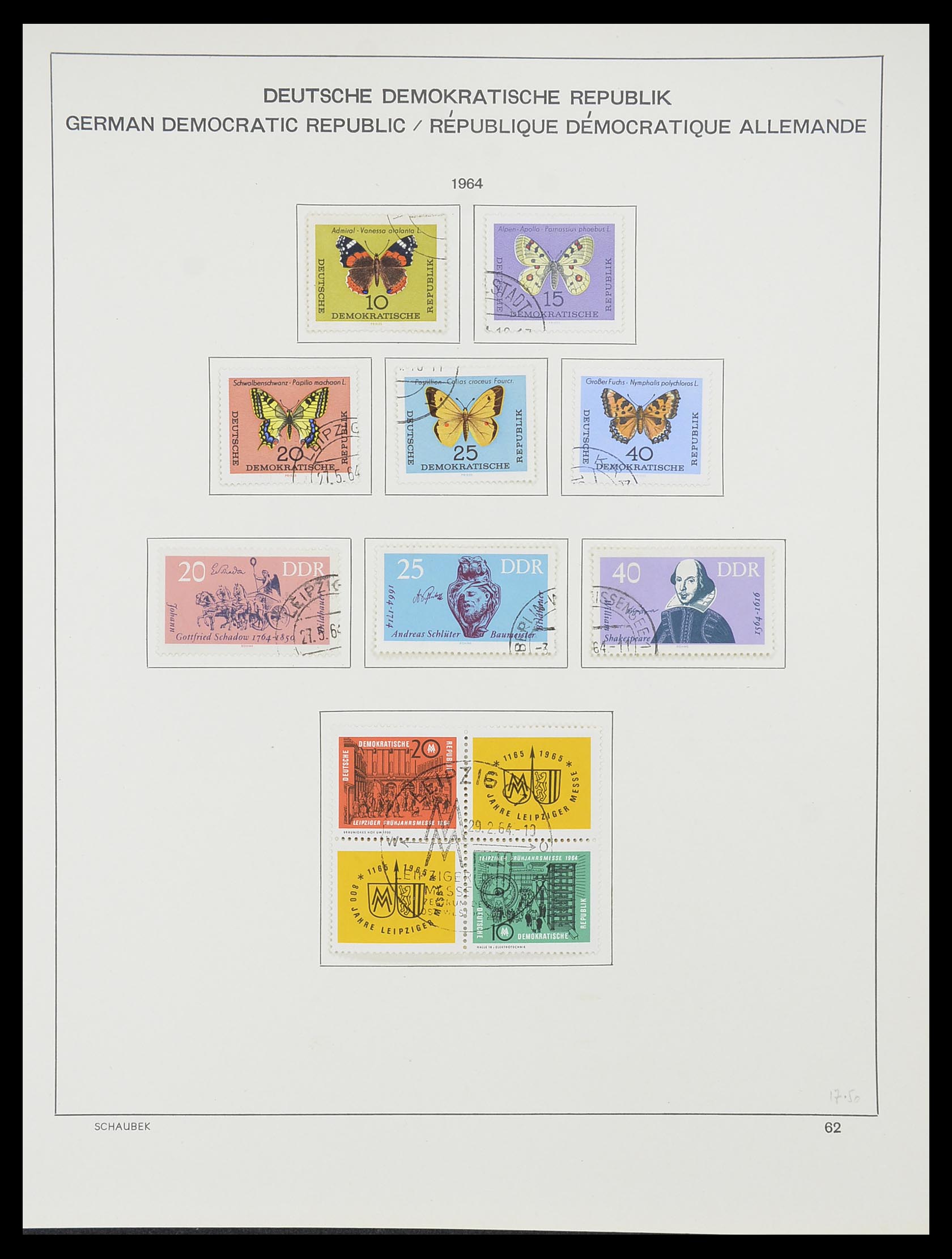 33782 075 - Stamp collection 33782 DDR 1949-1990.