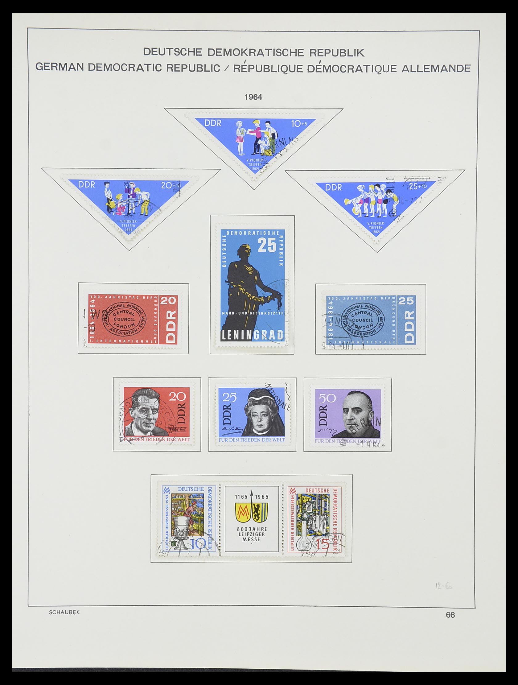 33782 079 - Stamp collection 33782 DDR 1949-1990.