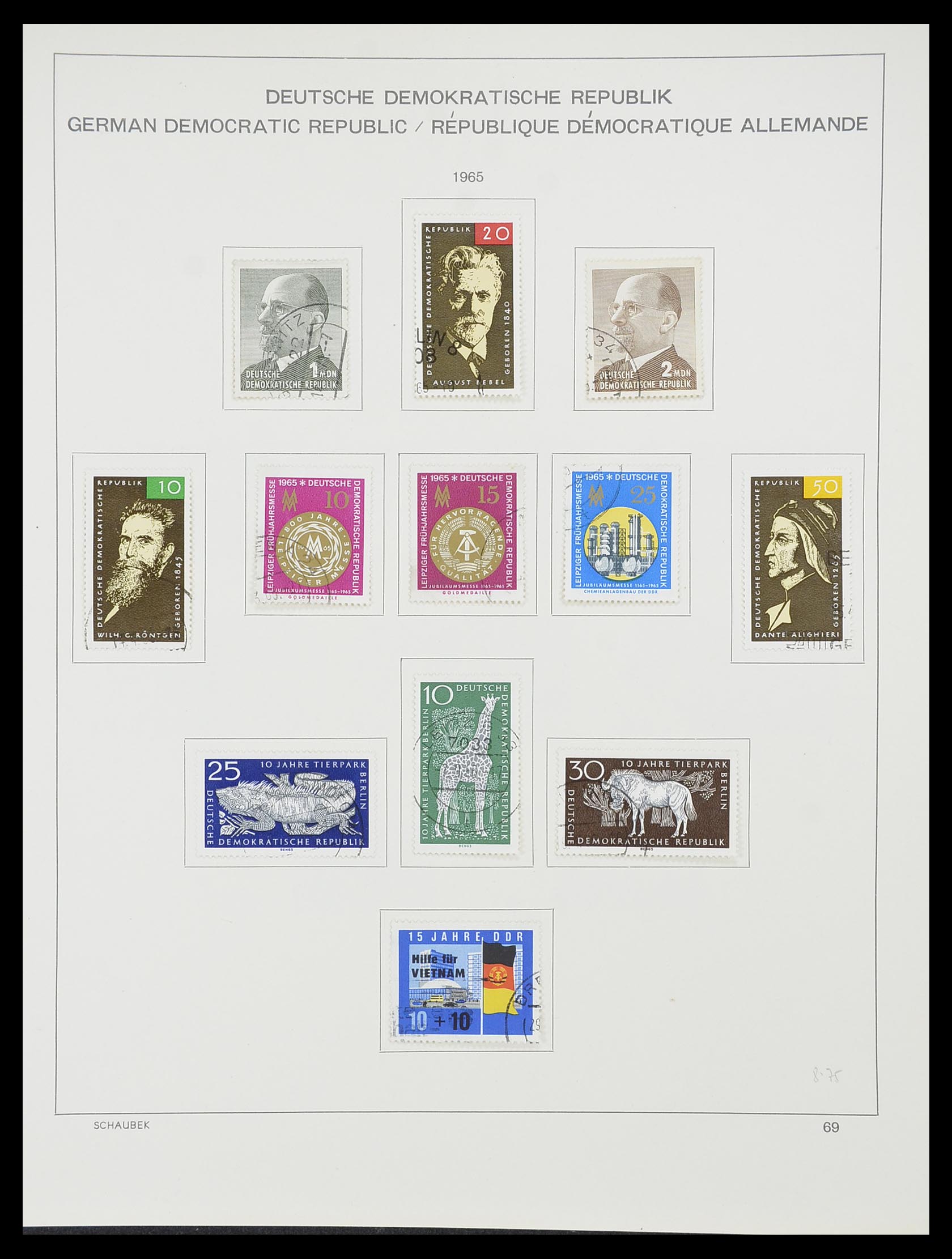 33782 082 - Stamp collection 33782 DDR 1949-1990.