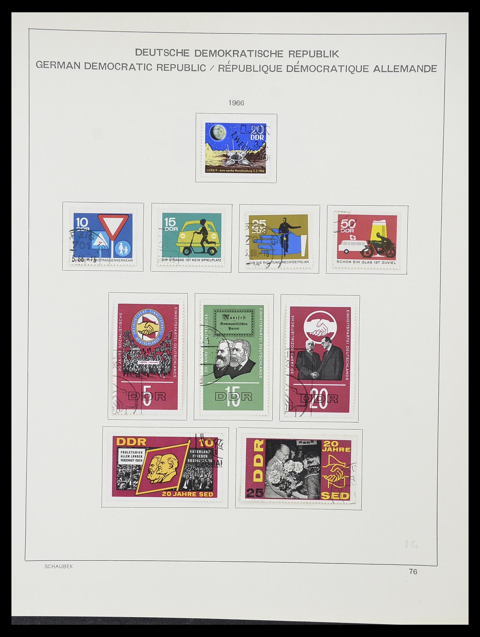 33782 089 - Postzegelverzameling 33782 DDR 1949-1990.