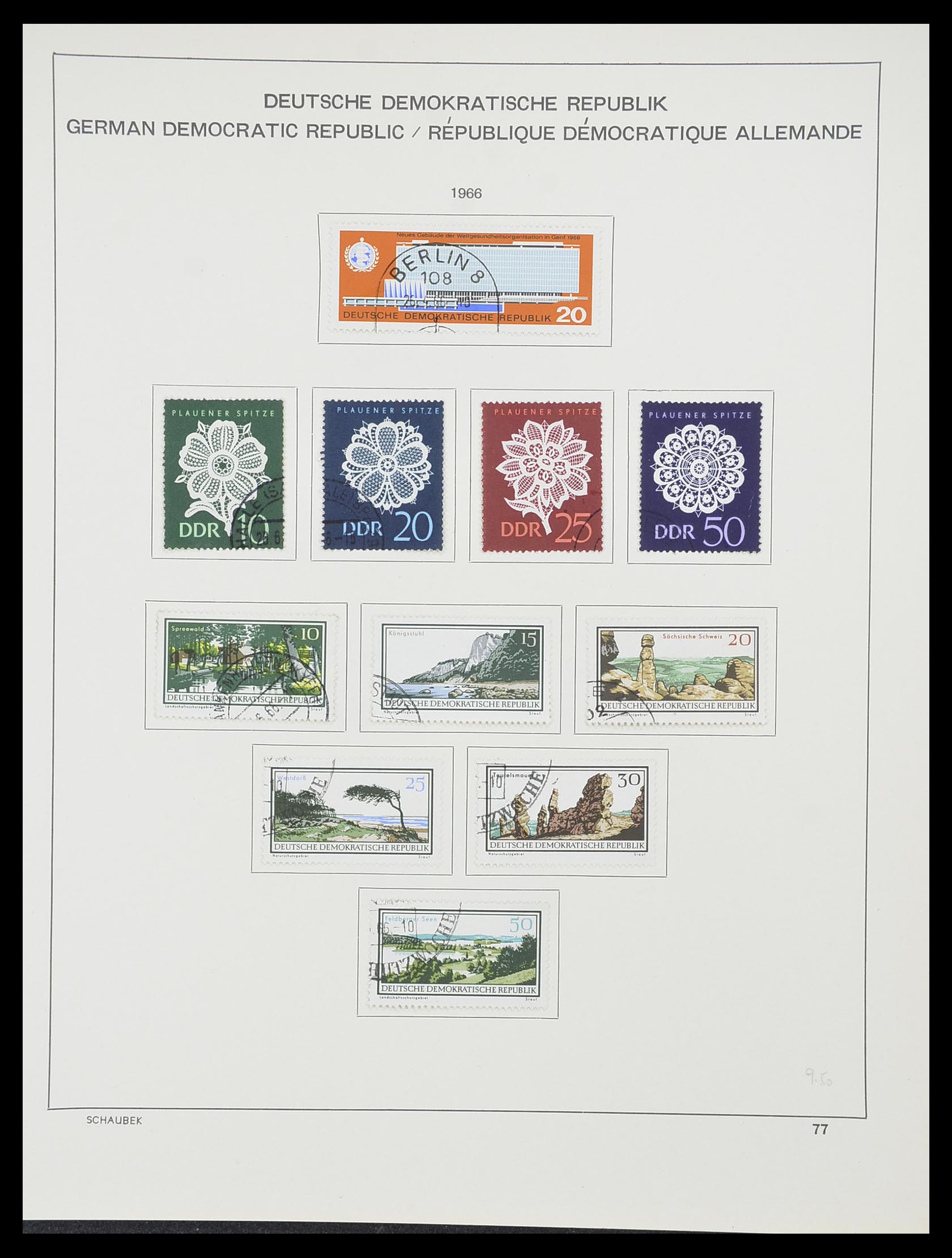 33782 090 - Stamp collection 33782 DDR 1949-1990.