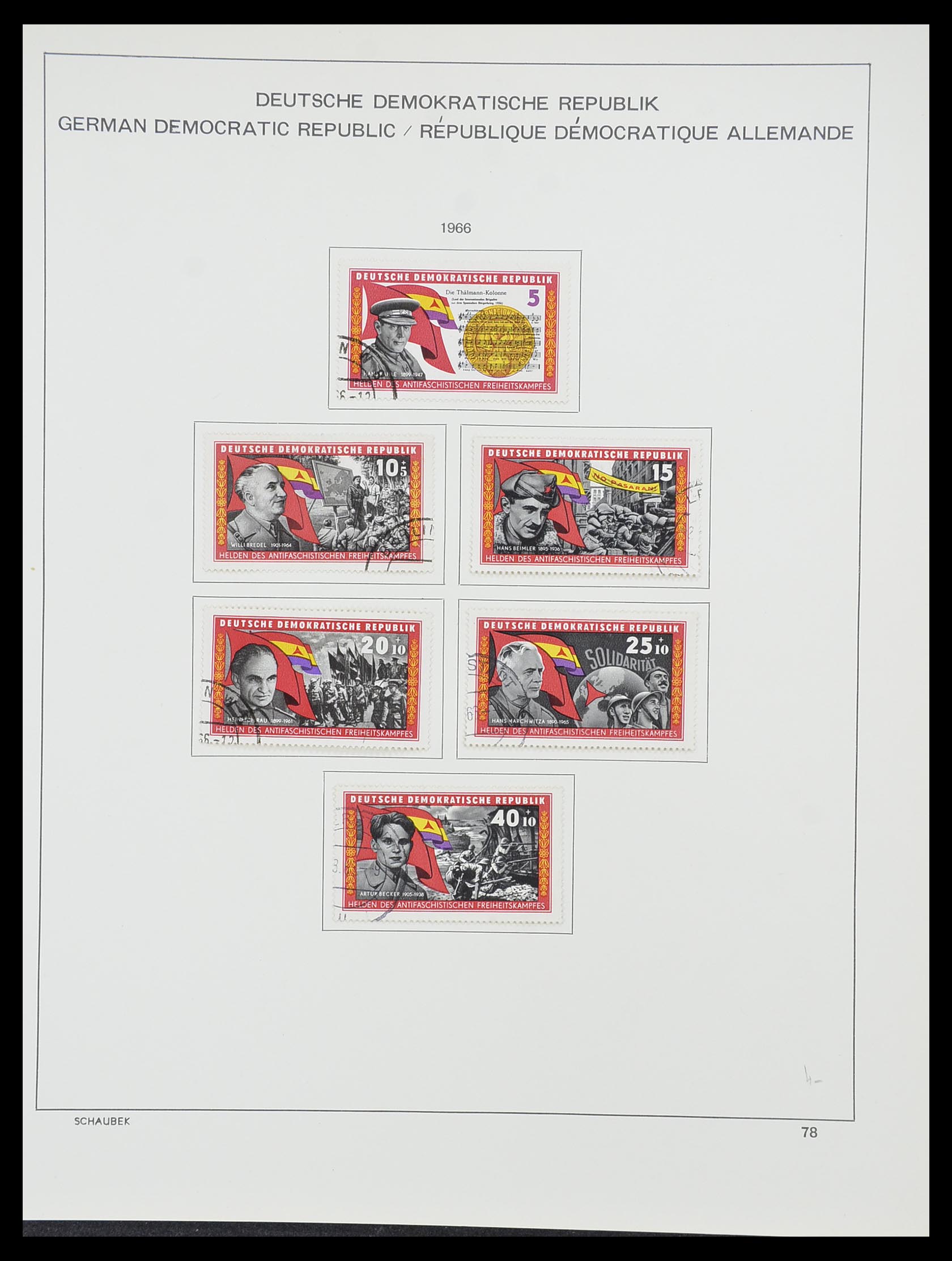 33782 091 - Stamp collection 33782 DDR 1949-1990.