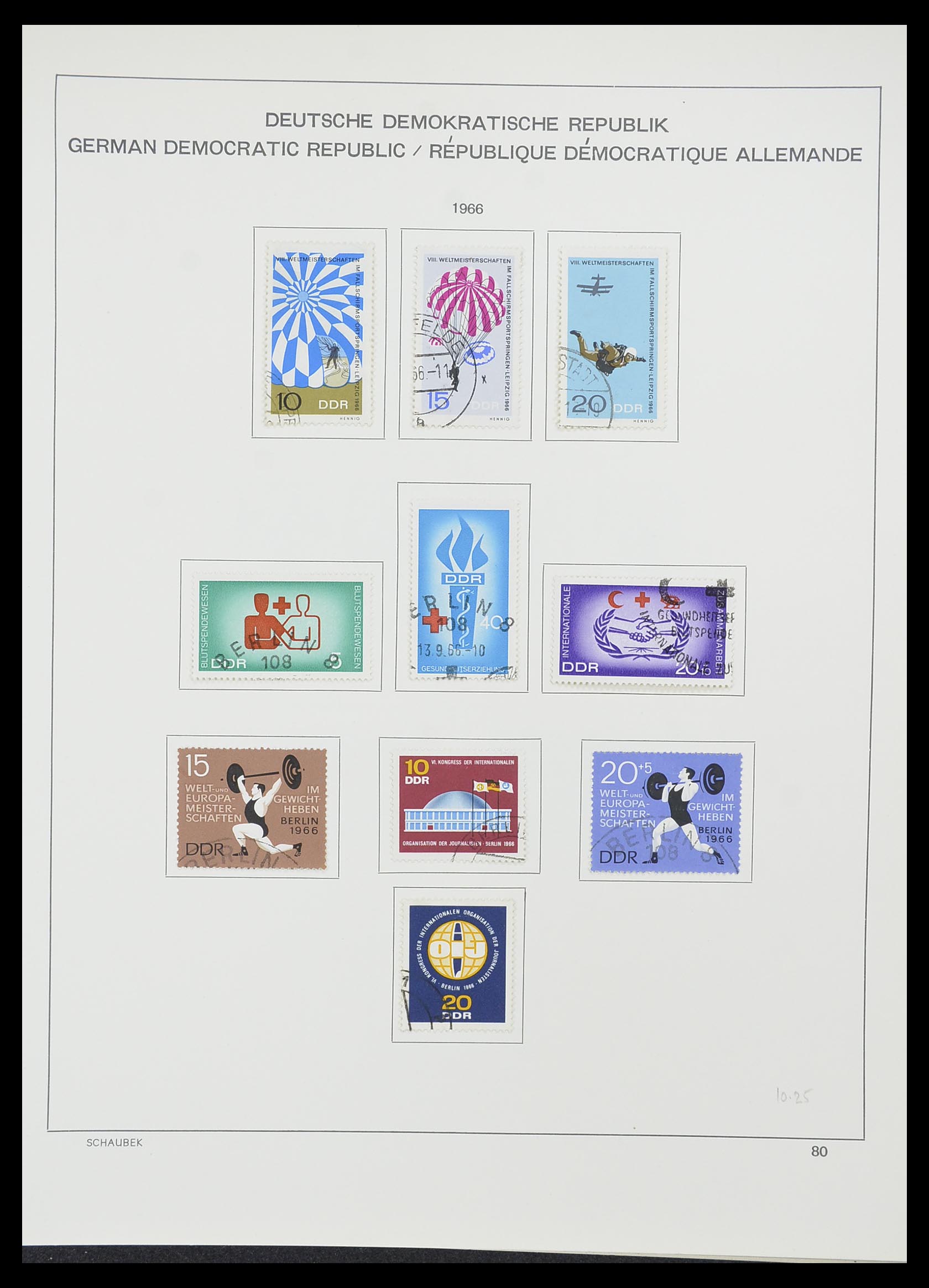 33782 093 - Postzegelverzameling 33782 DDR 1949-1990.