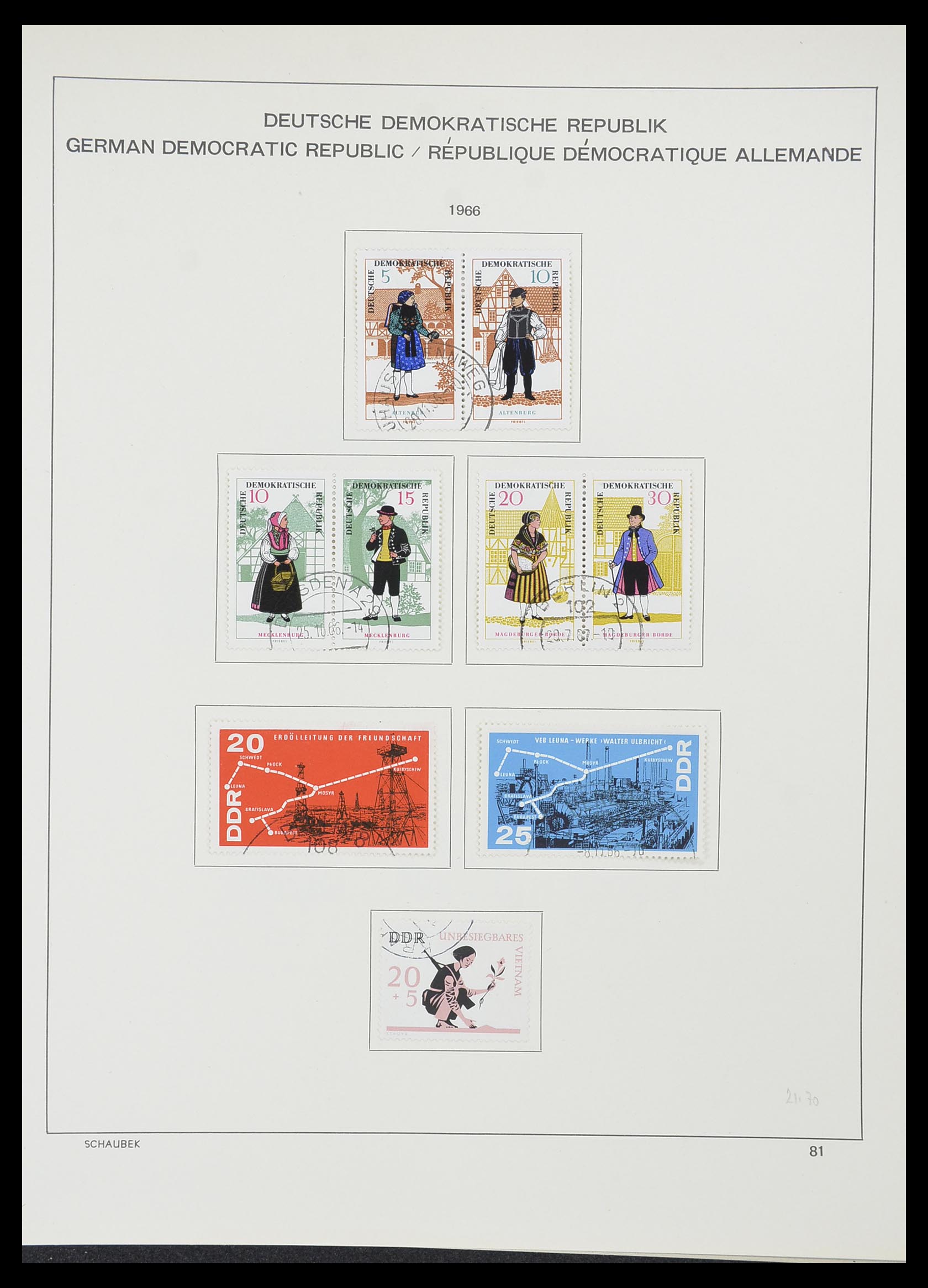33782 094 - Stamp collection 33782 DDR 1949-1990.