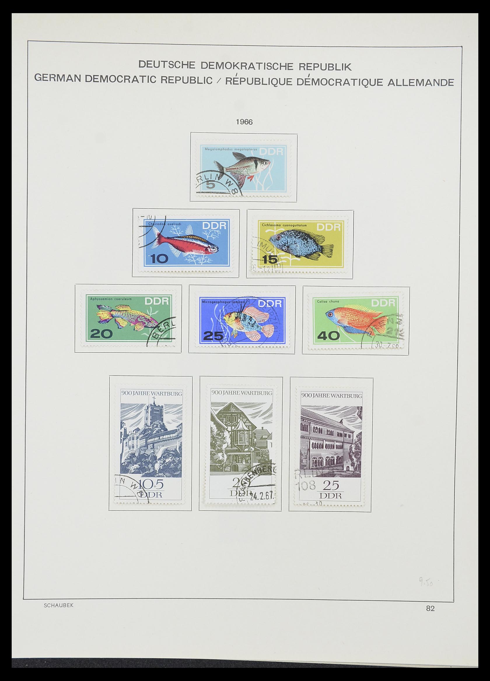 33782 095 - Stamp collection 33782 DDR 1949-1990.