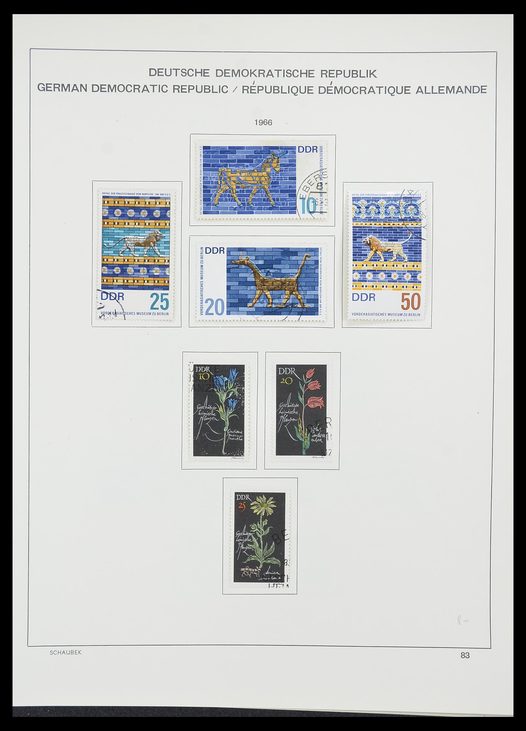 33782 096 - Stamp collection 33782 DDR 1949-1990.