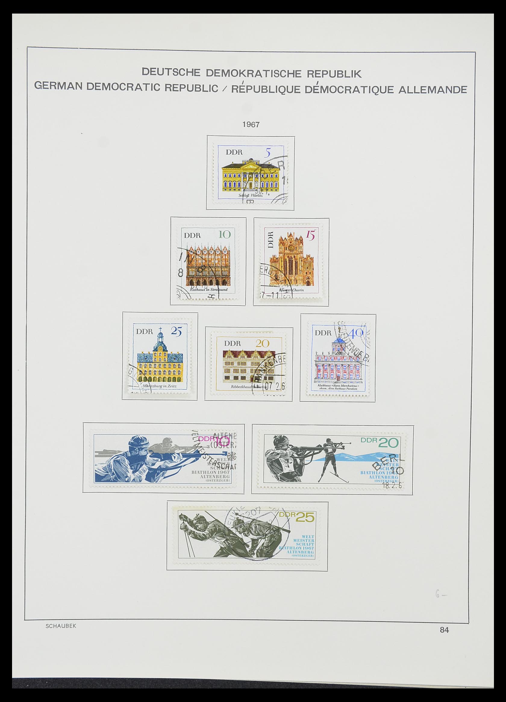 33782 097 - Stamp collection 33782 DDR 1949-1990.