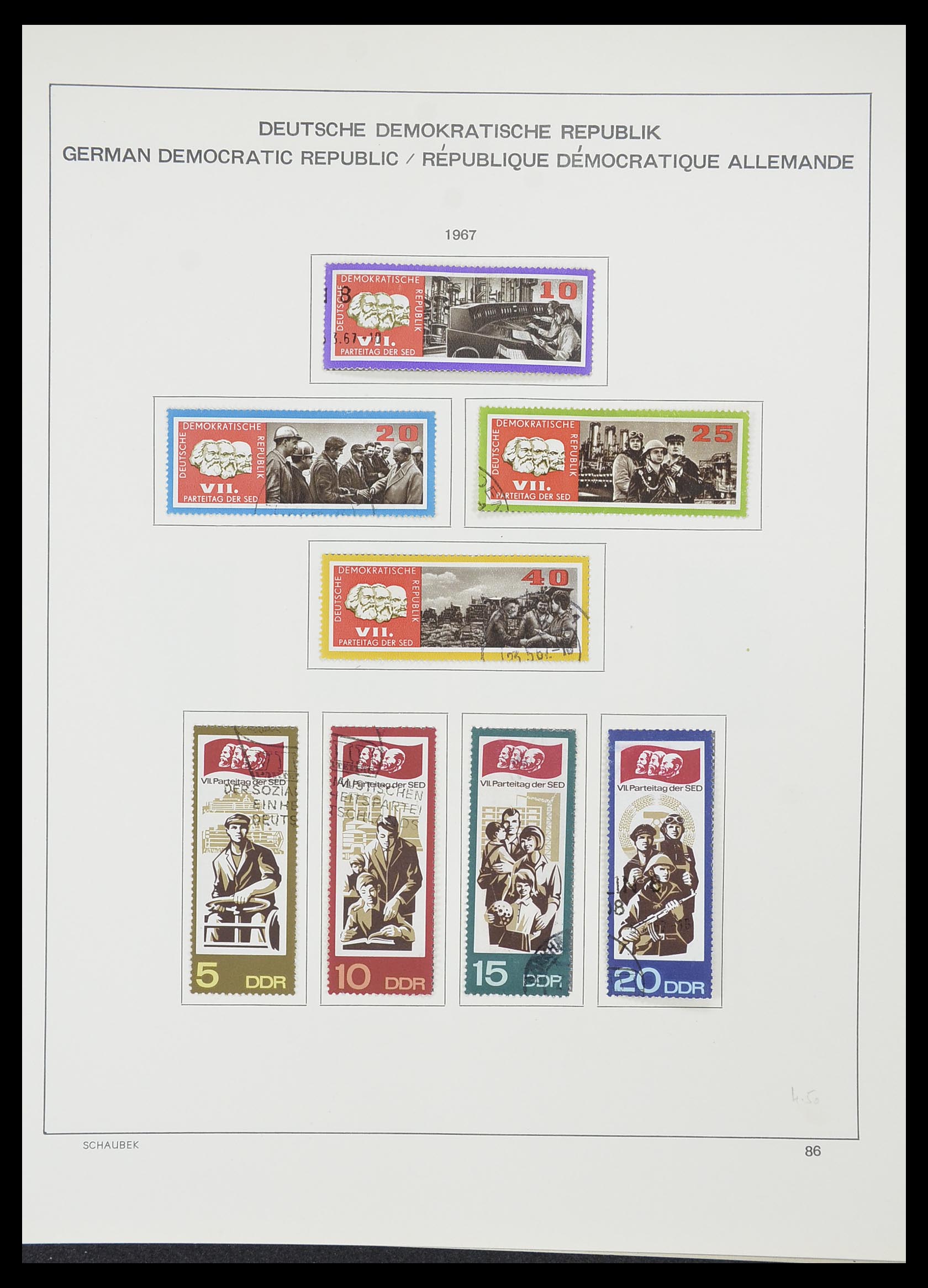 33782 099 - Stamp collection 33782 DDR 1949-1990.