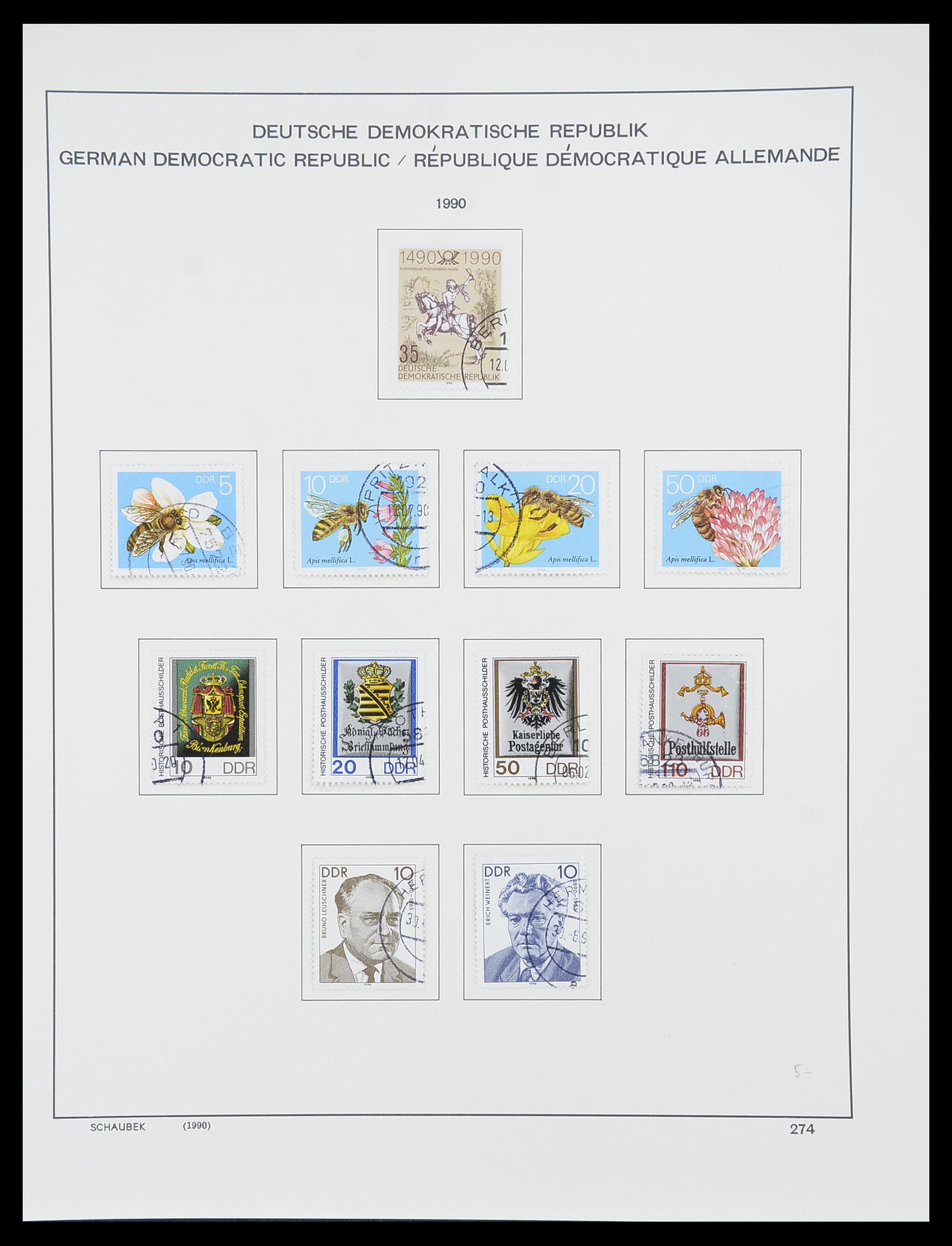 33782 341 - Stamp collection 33782 DDR 1949-1990.